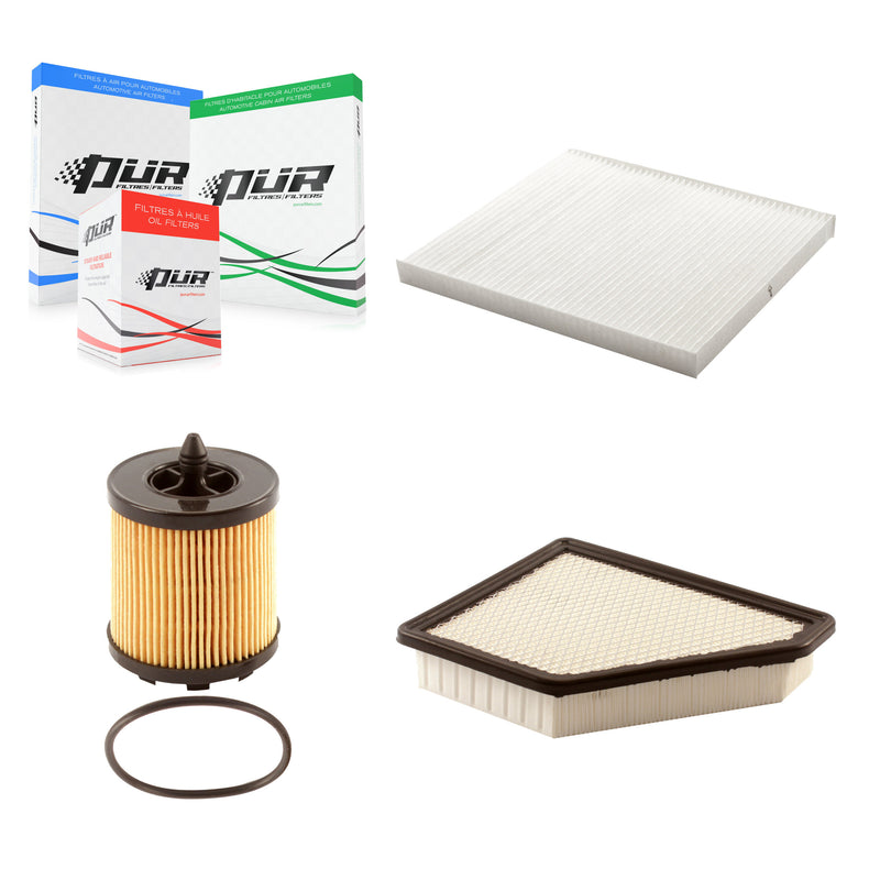 PUR KFM-100523 Cabin Air Filter for 2010-2017 Chevrolet Equinox, GMC Terrain