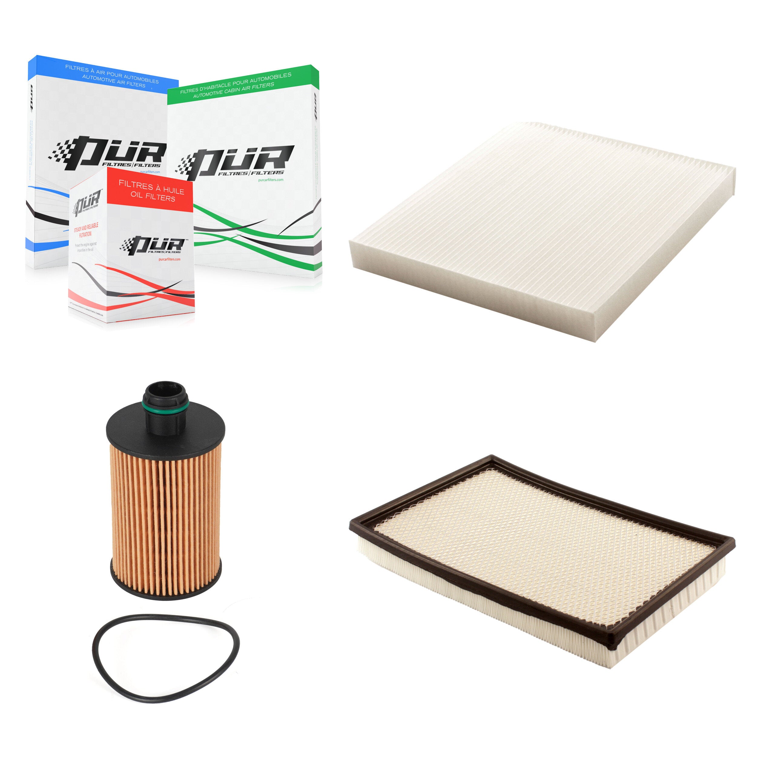 PUR KFM-100535 Cabin Air Filter for 2016-2018 Ram 1500
