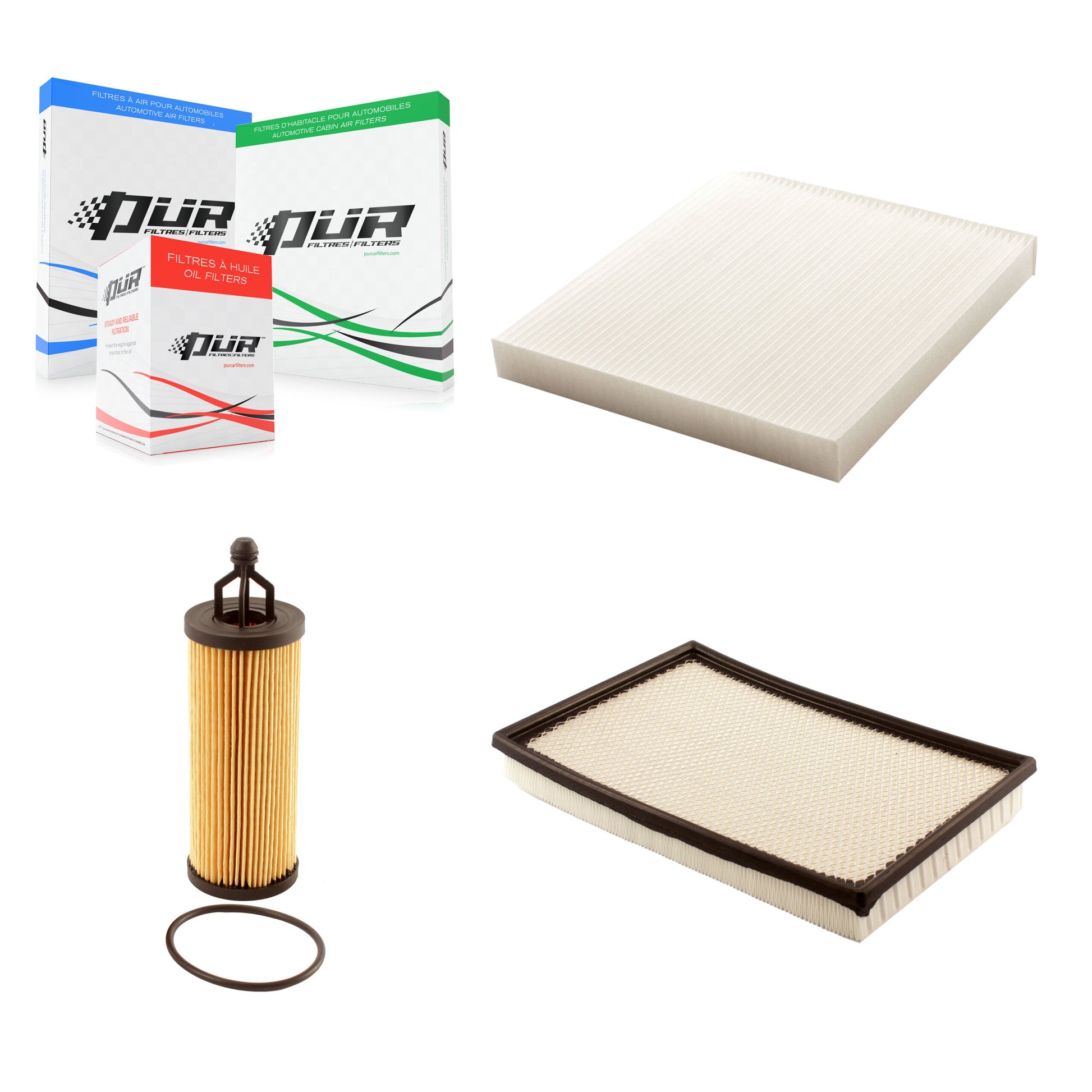 PUR KFM-100536 Cabin Air Filter for 2016-2025 Ram 1500 Classic, Ram 1500