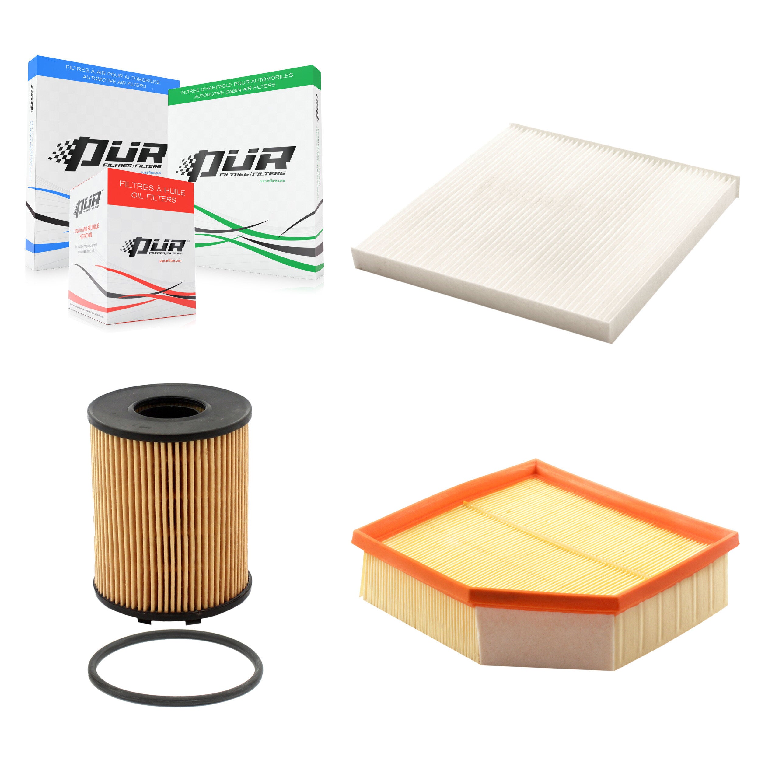 PUR KFM-100537 Cabin Air Filter for 2013-2016 Dodge Dart