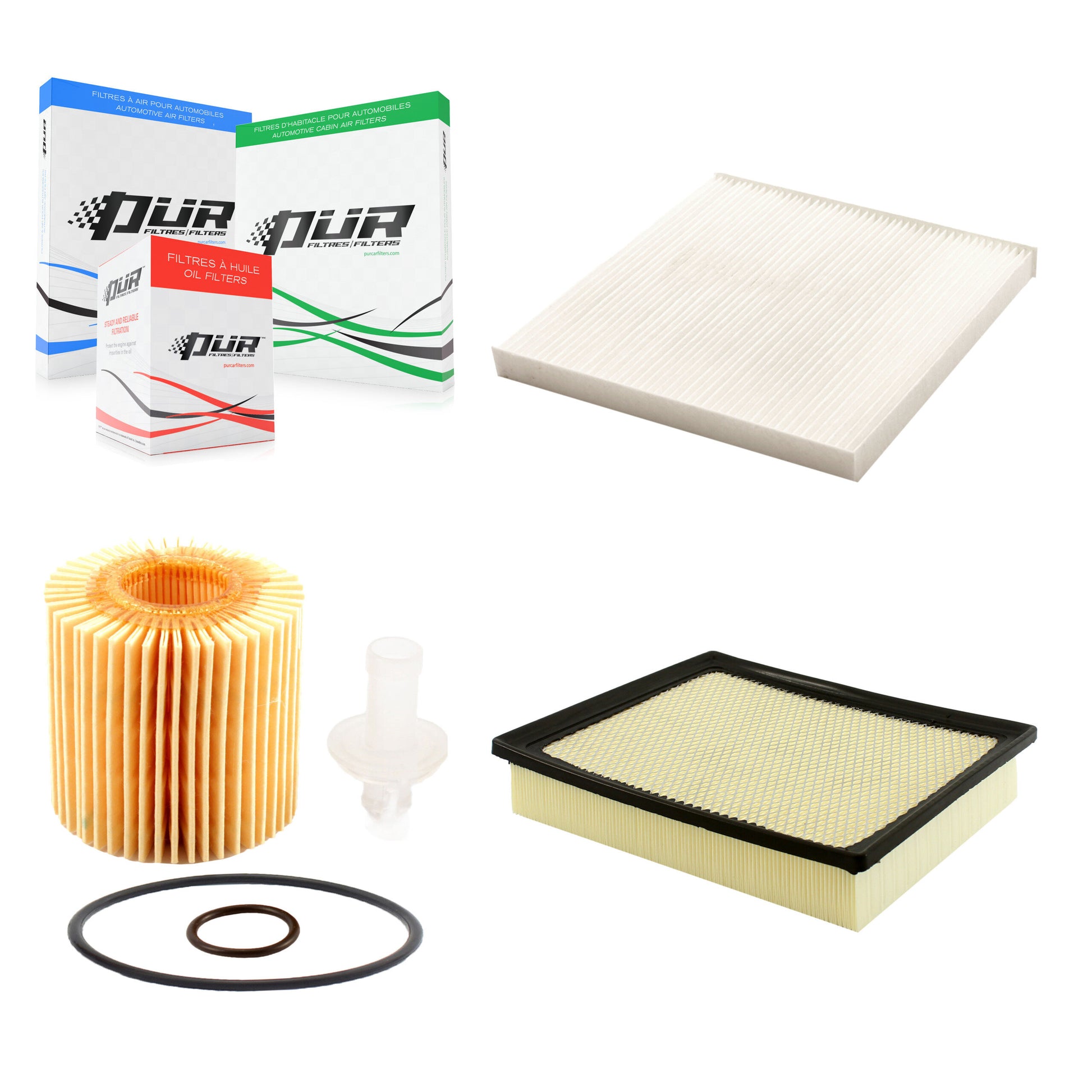 PUR KFM-100538 Cabin Air Filter for 2016-2023 Toyota Tacoma