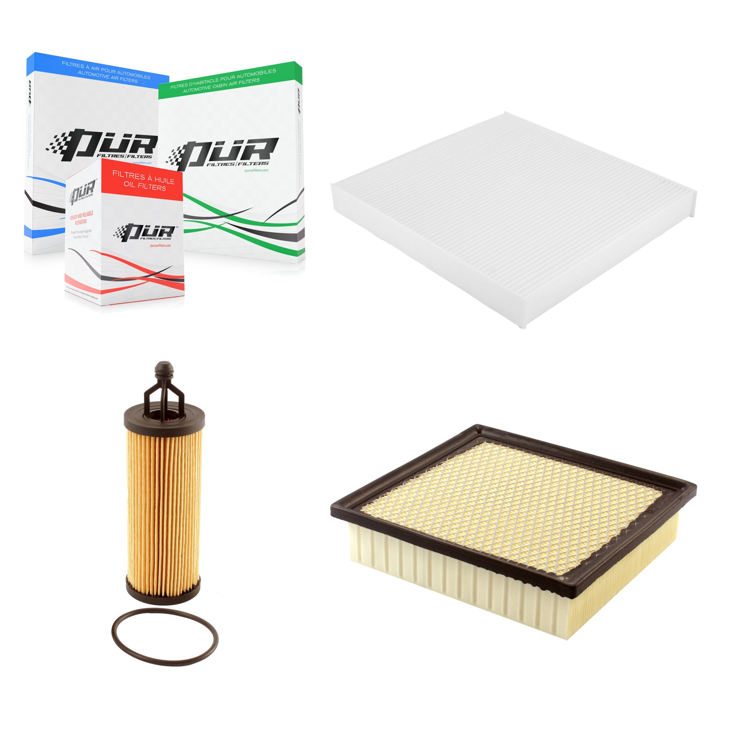 PUR KFM-100541 Cabin Air Filter for 2011-2025 Dodge Durango, Jeep Grand Cherokee WK, Jeep Grand Cherokee