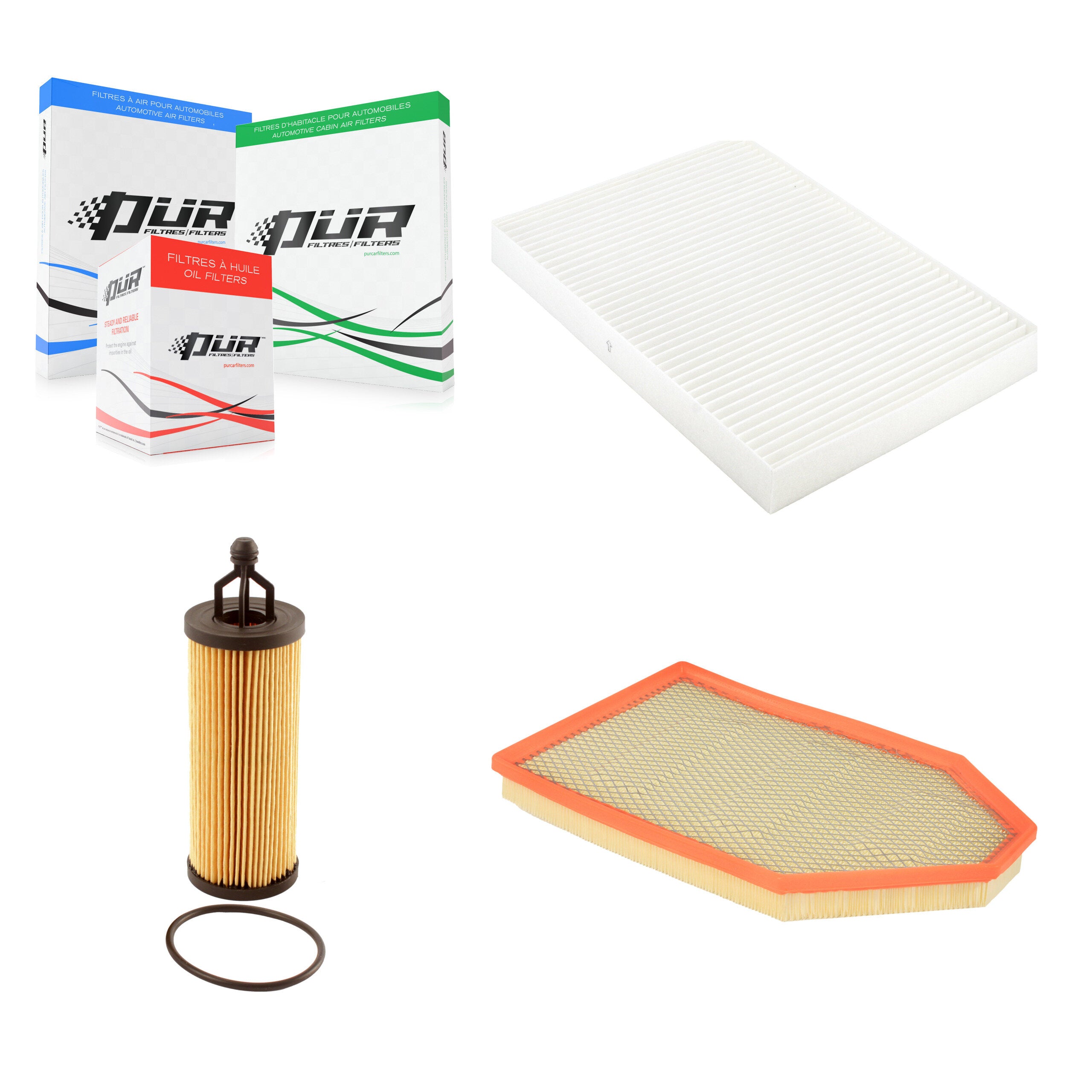 PUR KFM-100543 Cabin Air Filter for 2011-2023 Chrysler 300, Dodge Challenger, Dodge Charger