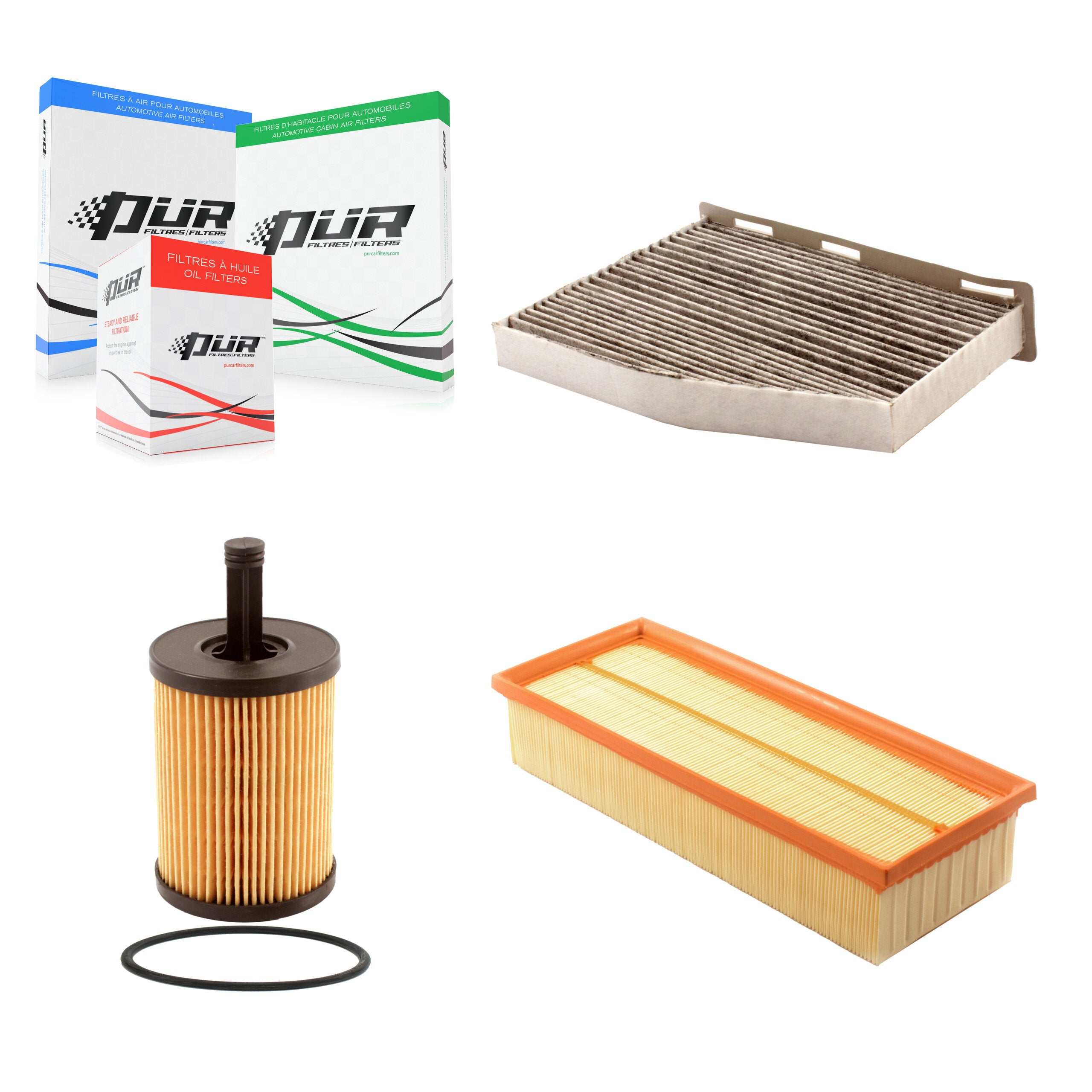 PUR KFM-100544 Cabin Air Filter for 2006-2014 Volkswagen Beetle, Volkswagen Golf and More
