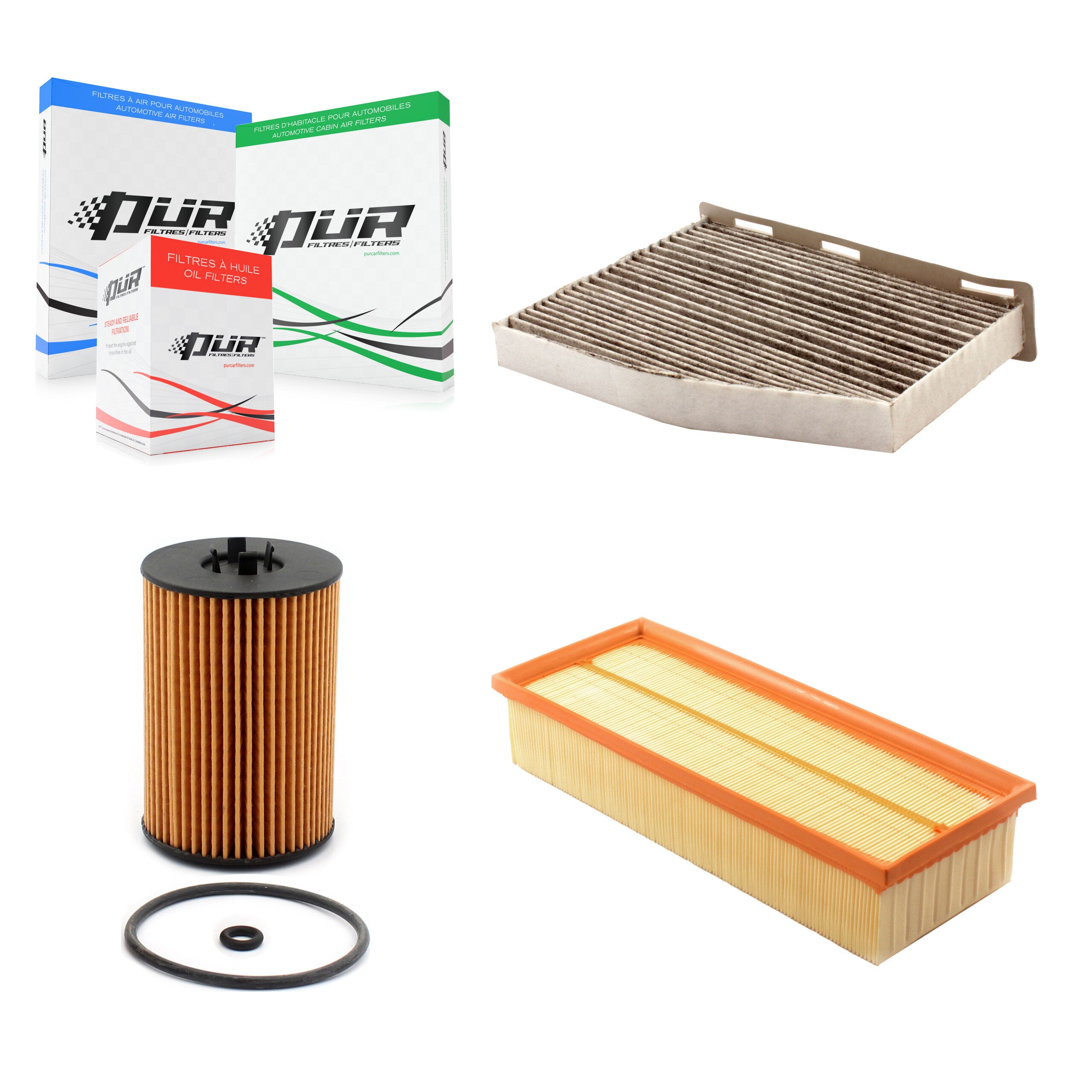 PUR KFM-100550 Cabin Air Filter for 2015 Volkswagen Beetle, Volkswagen Jetta