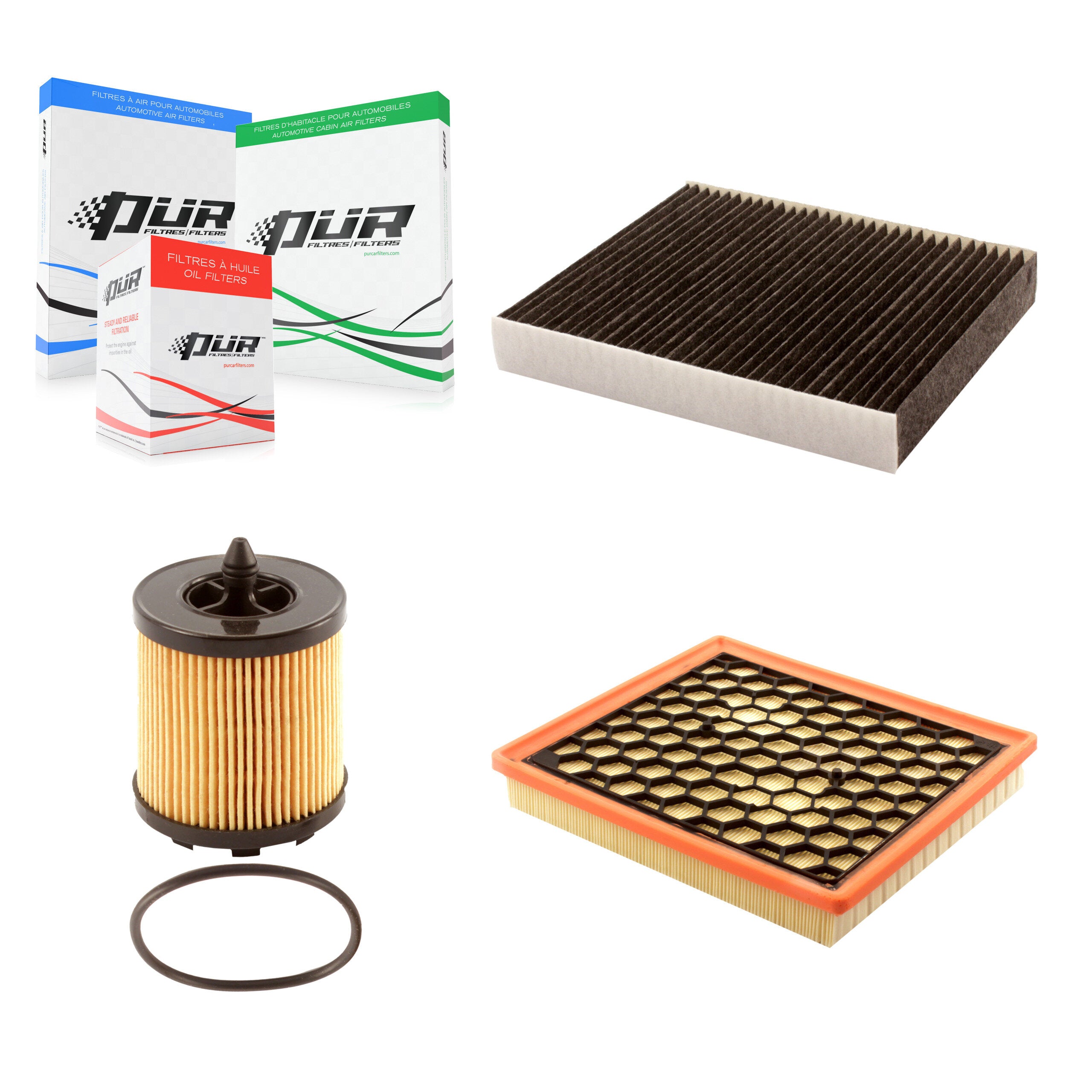 PUR KFM-100554 Cabin Air Filter for 2010-2016 Buick Regal, Chevrolet Malibu and More