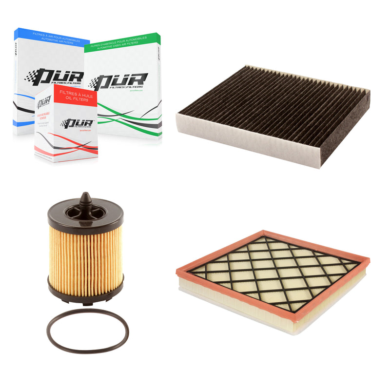 PUR KFM-100555 Cabin Air Filter for 2012-2017 Buick Verano, Buick Regal, Chevrolet Orlando
