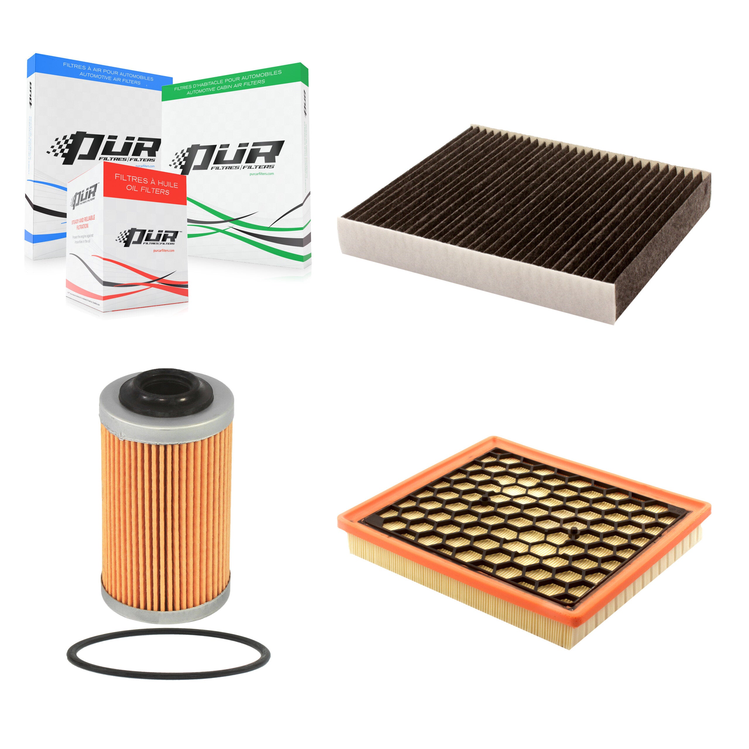 PUR KFM-100561 Cabin Air Filter for 2010-2011 Saab 9-5