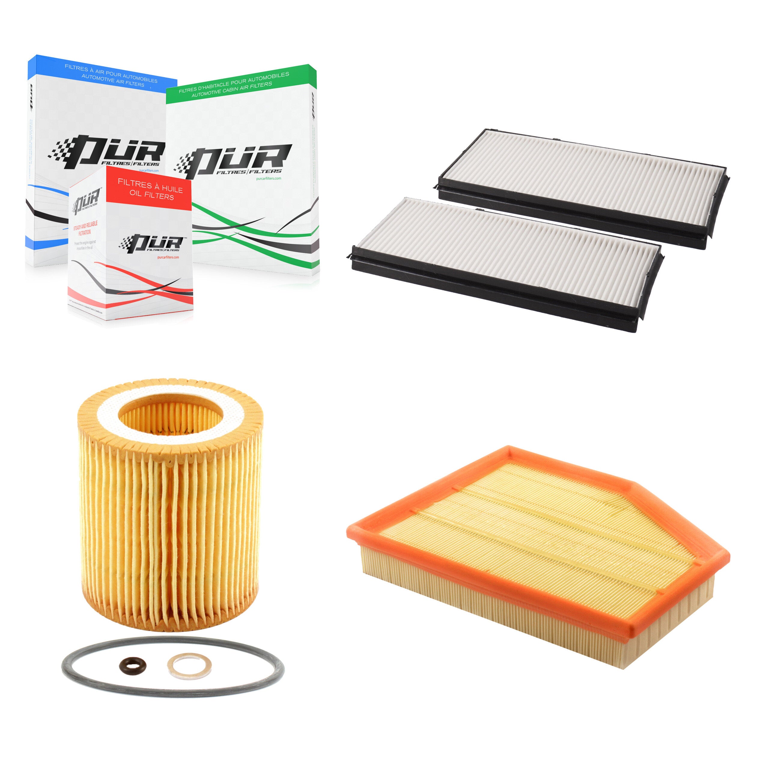 PUR KFM-100563 Cabin Air Filter for 2006-2011 BMW 528i xDrive, BMW 528i and More
