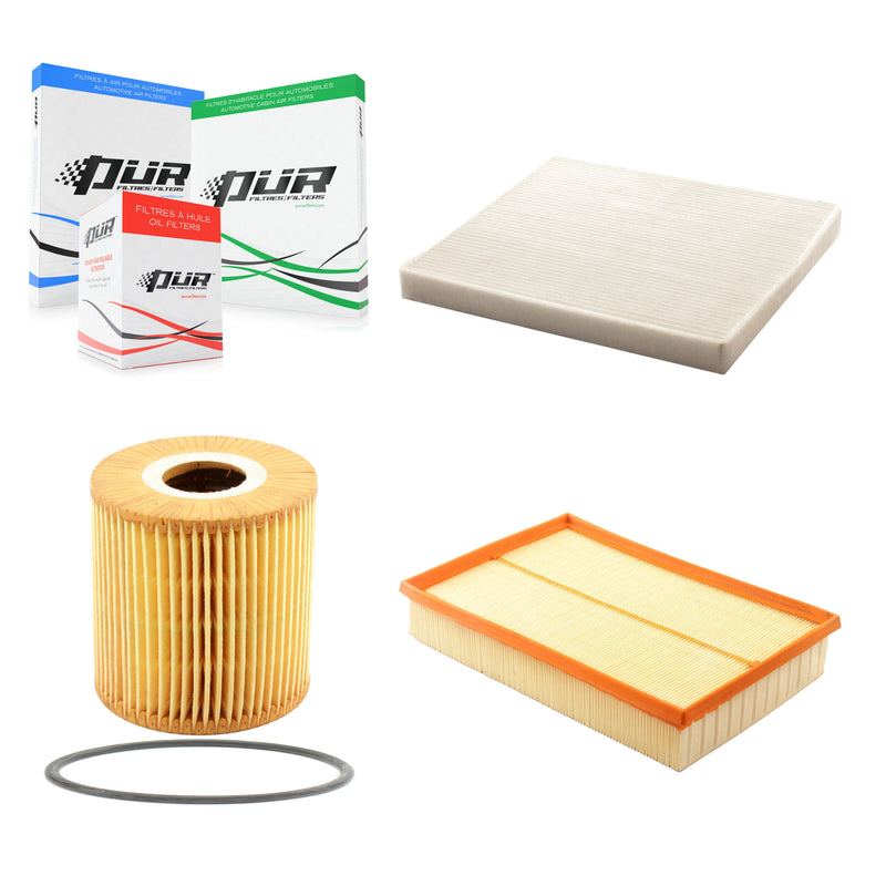 PUR KFM-100564 Cabin Air Filter for 2001-2009 Volvo S60, Volvo V70 and More