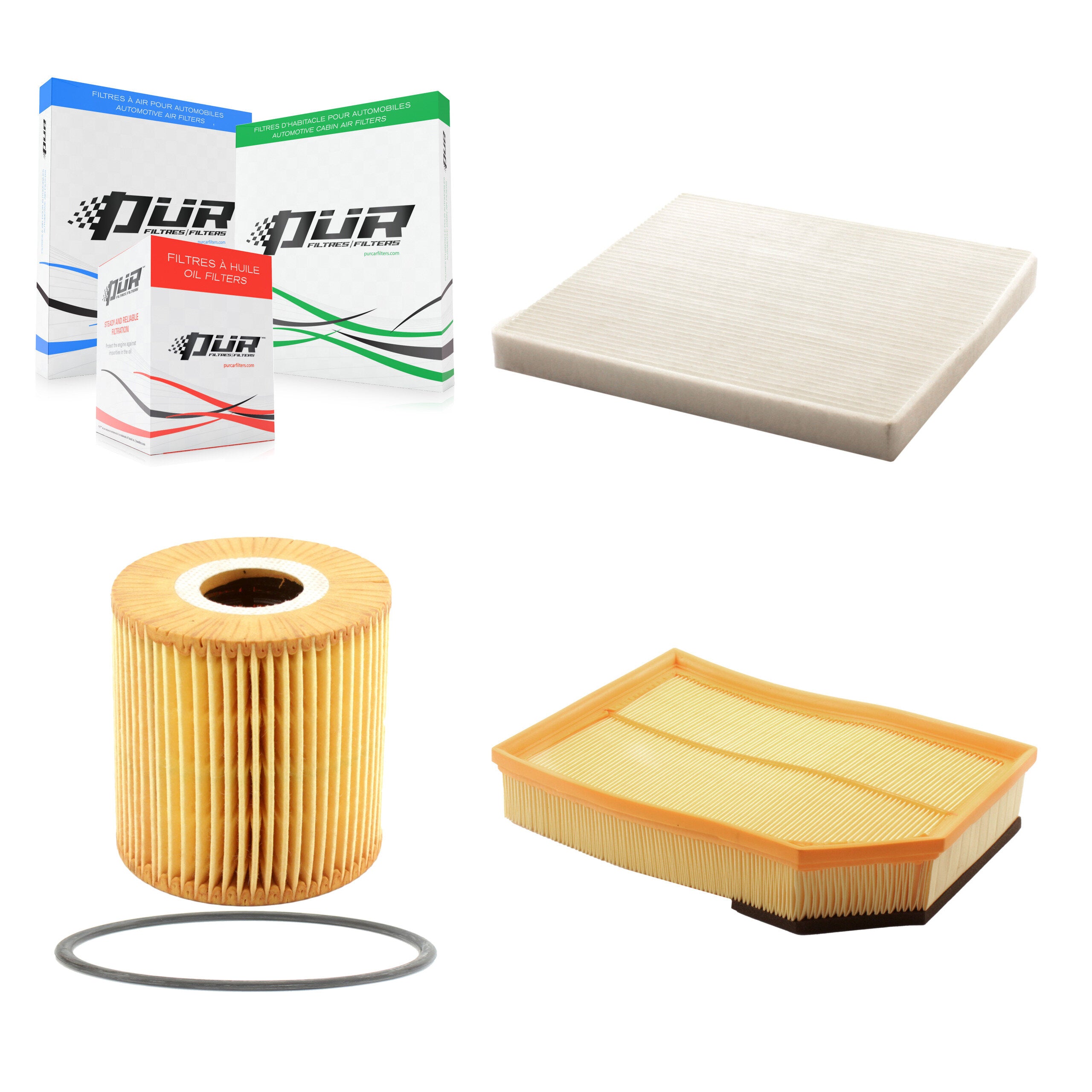 PUR KFM-100565 Cabin Air Filter for 2003-2006 Volvo XC90
