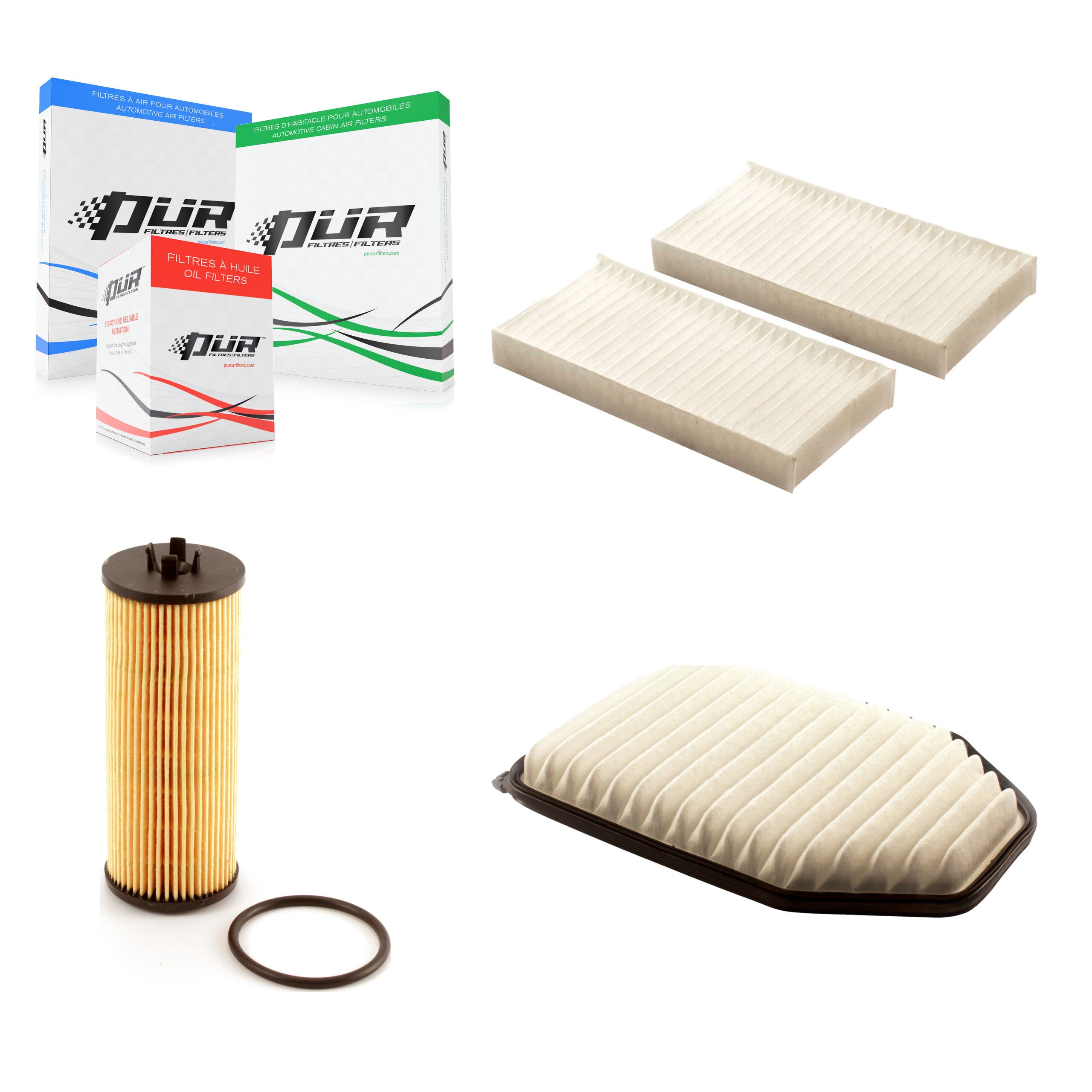 PUR KFM-100569 Cabin Air Filter for 2012-2013 Jeep Wrangler