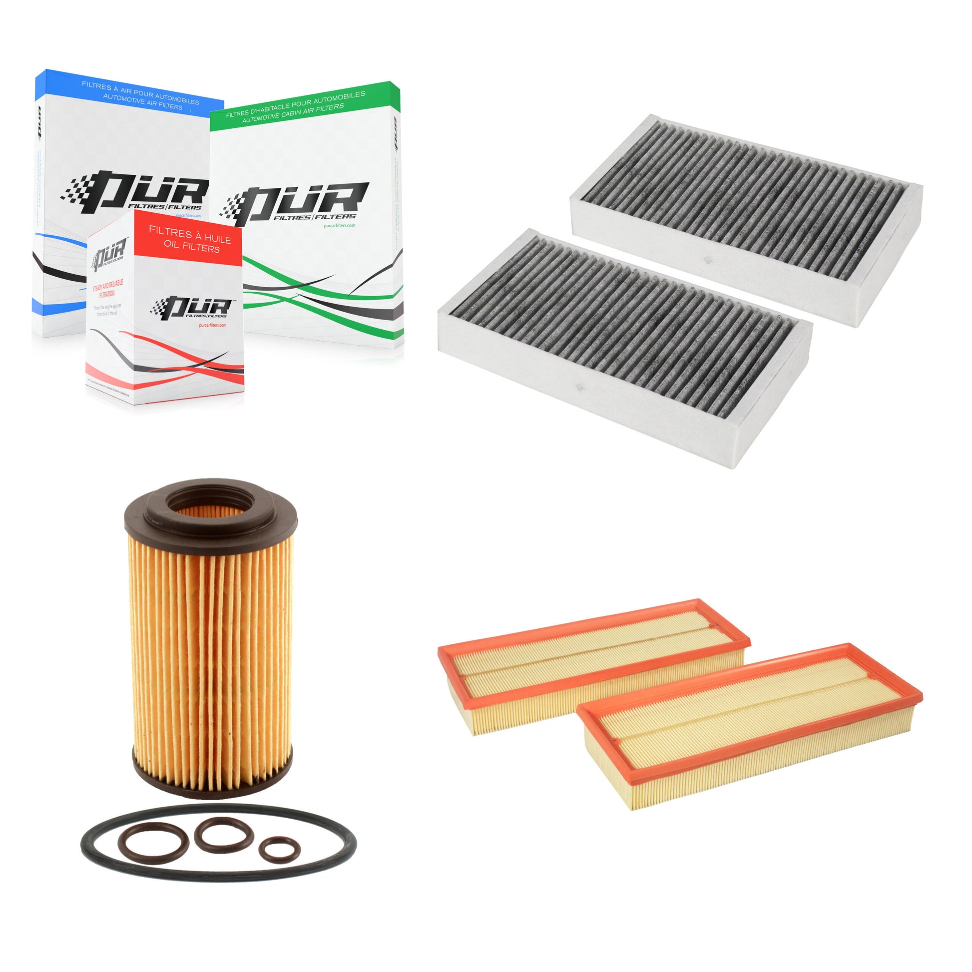 PUR KFM-100573 Cabin Air Filter for 2006-2013 Mercedes-Benz ML350, Mercedes-Benz ML450 and More