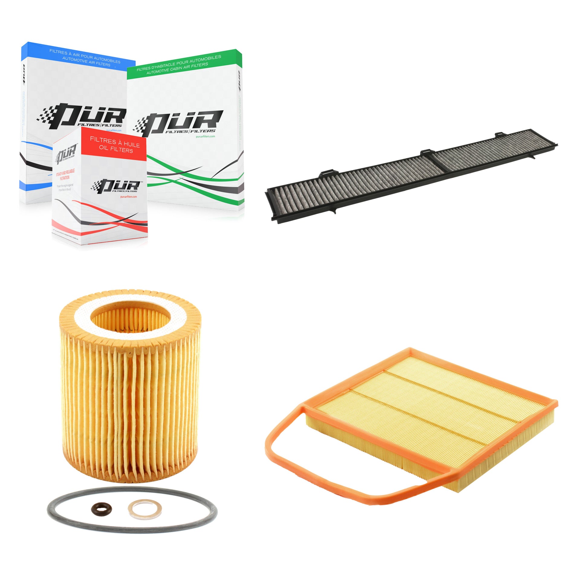 PUR KFM-100575 Cabin Air Filter for 2007-2013 BMW 1 Series M, BMW 335i xDrive and More