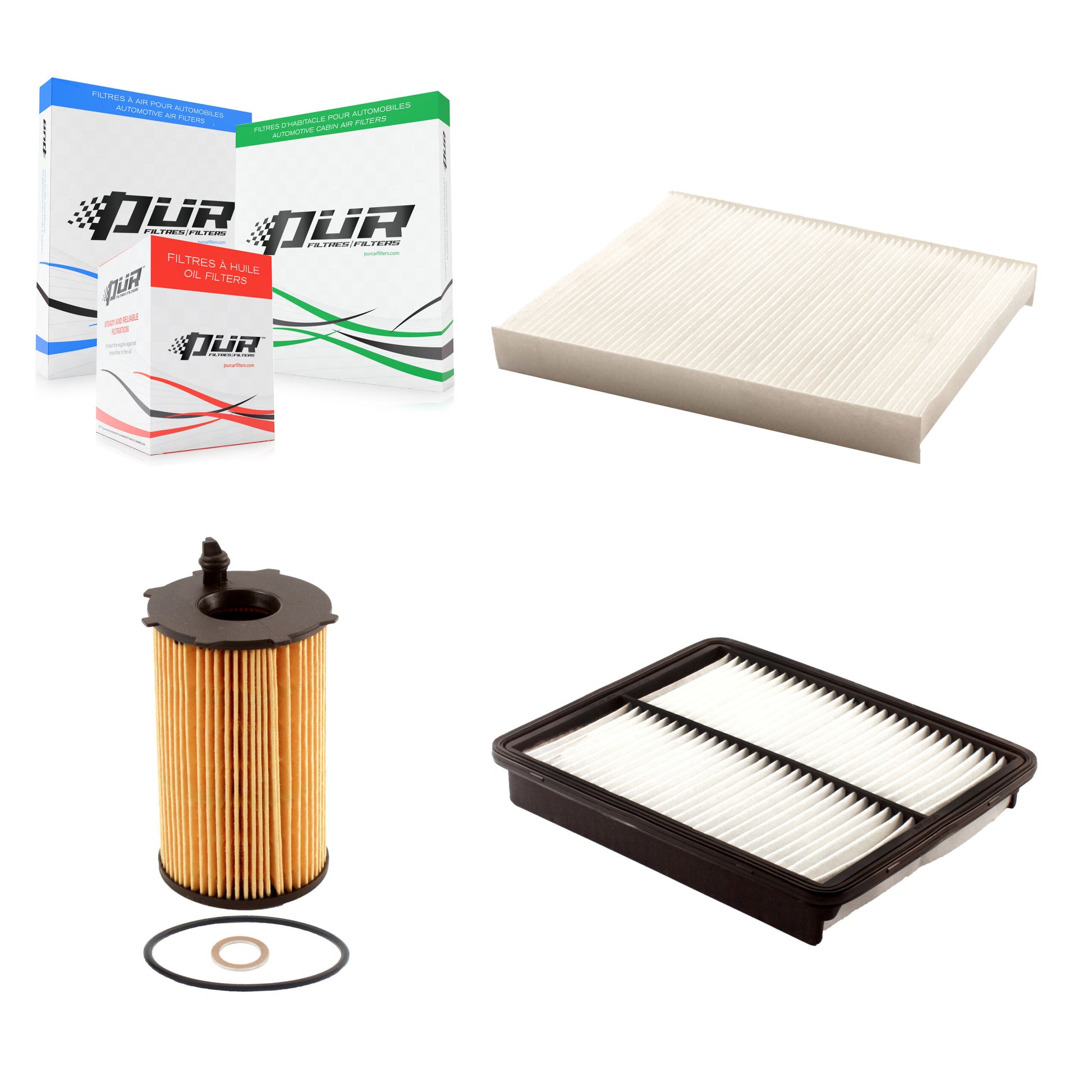 PUR KFM-100578 Cabin Air Filter for 2010-2013 Kia Sorento, Hyundai Santa Fe