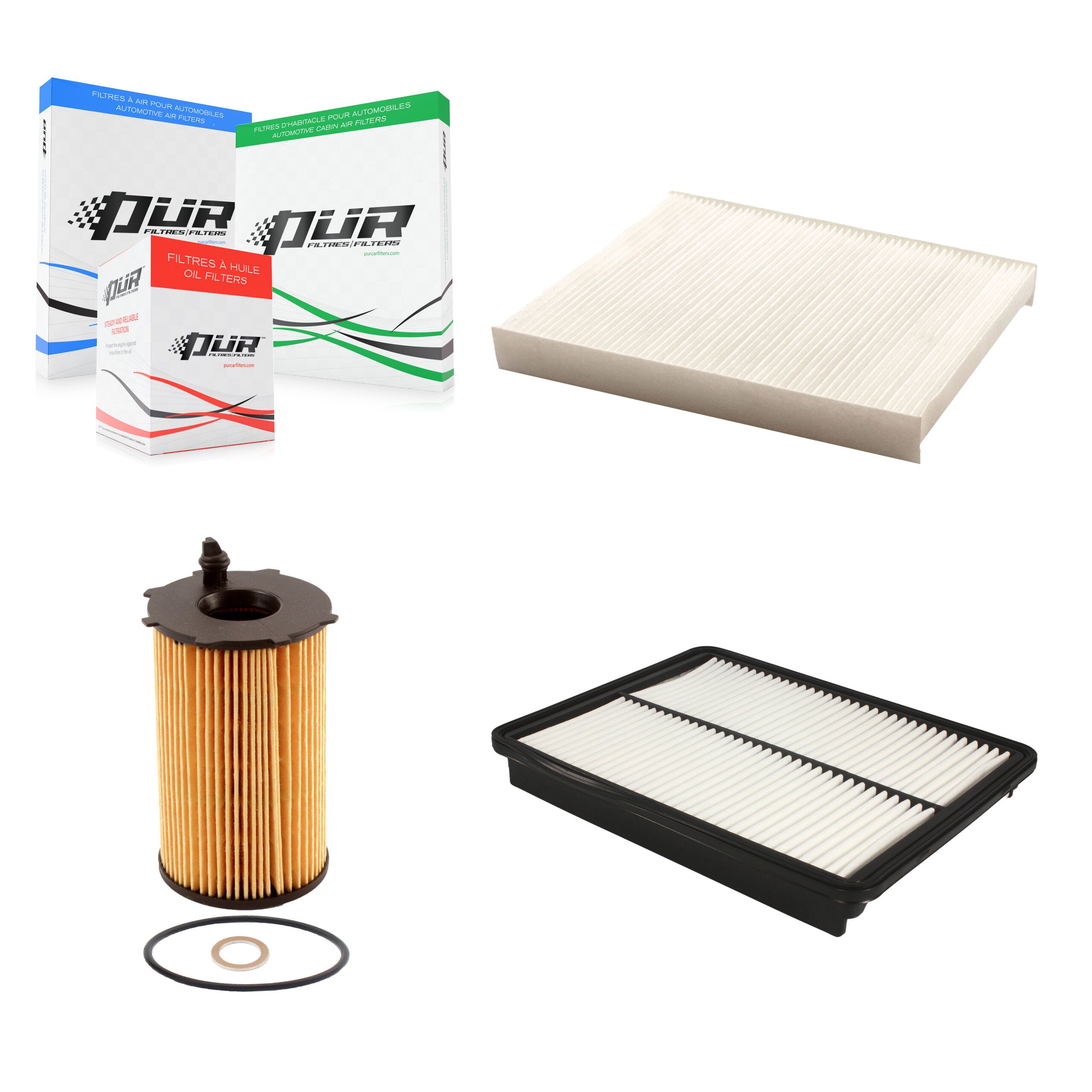 PUR KFM-100579 Cabin Air Filter for 2014-2015 Kia Sorento