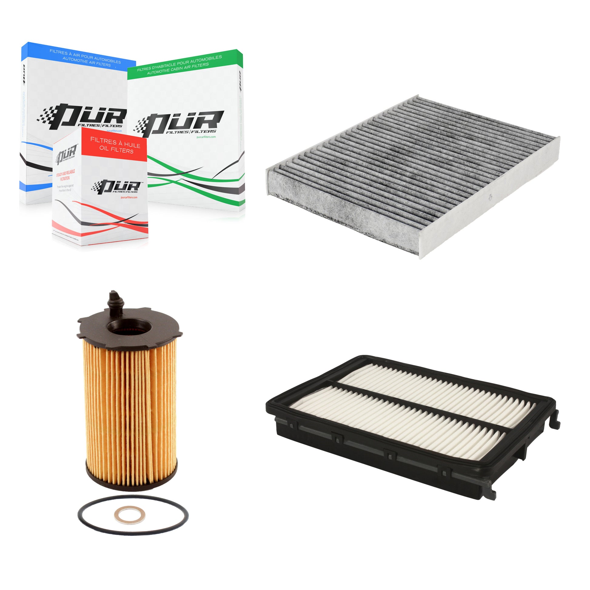 PUR KFM-100580 Cabin Air Filter for 2016-2018 Kia Sorento