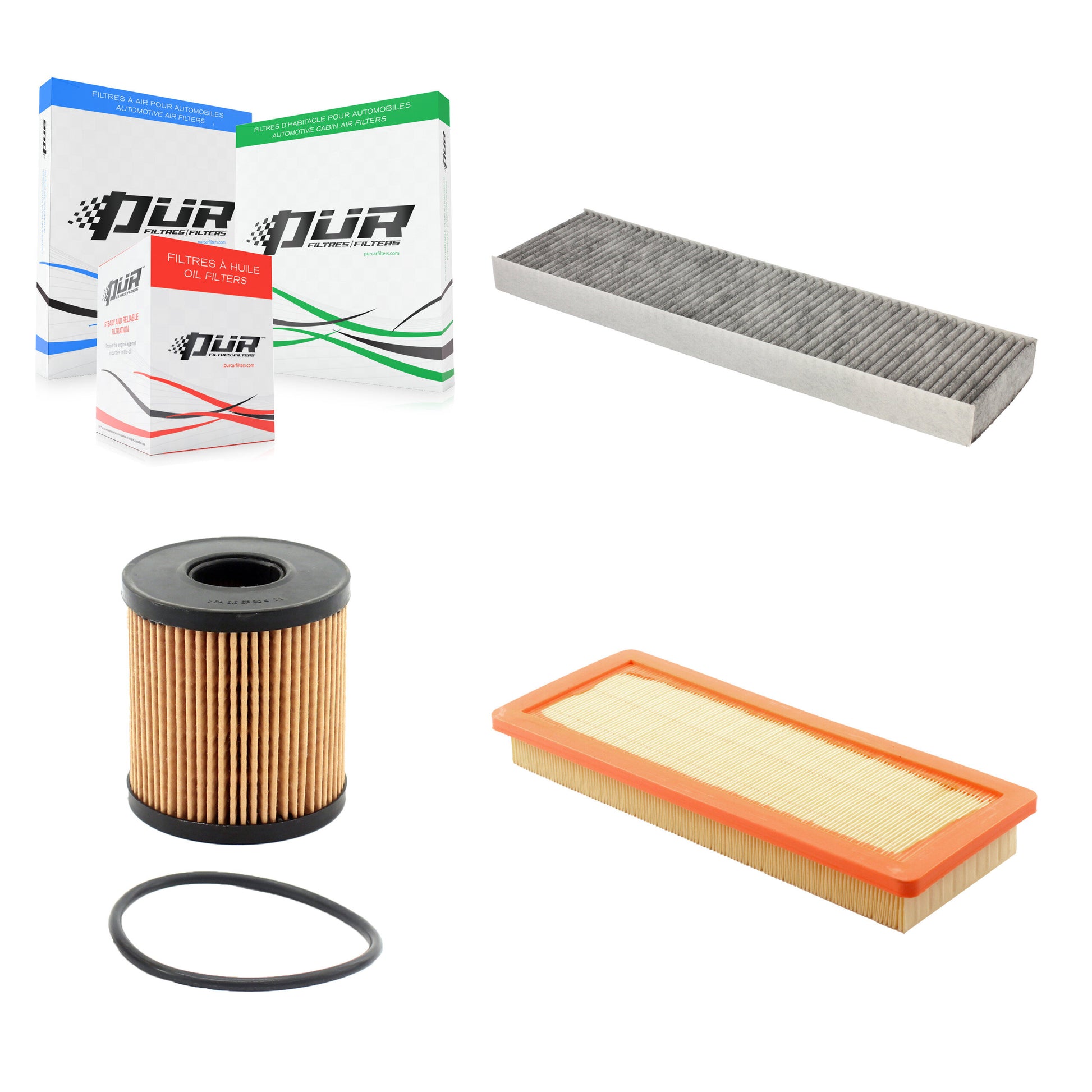 PUR KFM-100583 Cabin Air Filter for 2007-2016 Mini Cooper Countryman, Mini Cooper Paceman, Mini Cooper