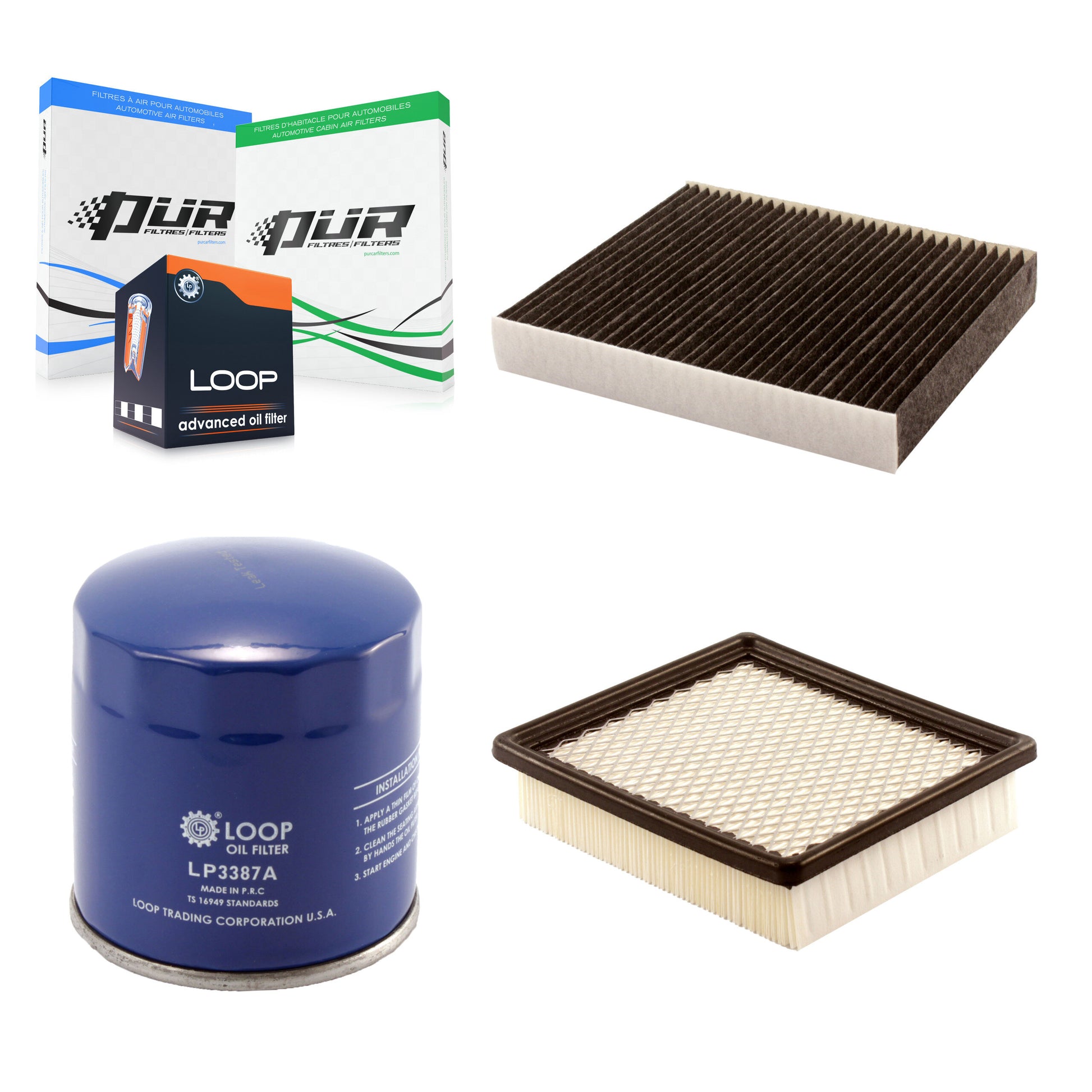 PUR KFM-100587 Cabin Air Filter for 2013-2015 Chevrolet Volt
