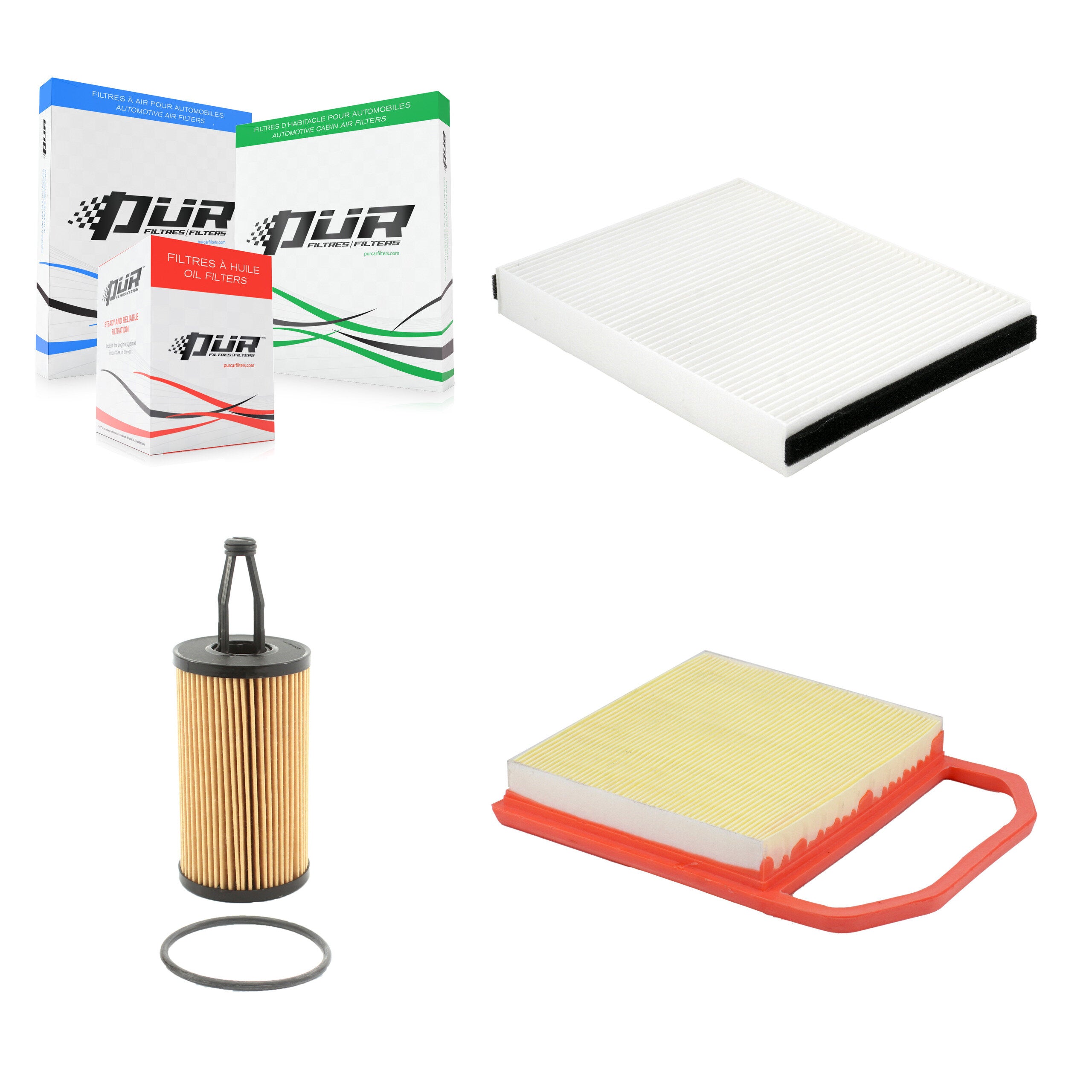 PUR KFM-104419 Cabin Air Filter for 2015-2022 Mercedes-Benz GLC43 AMG, Mercedes-Benz E400 and More