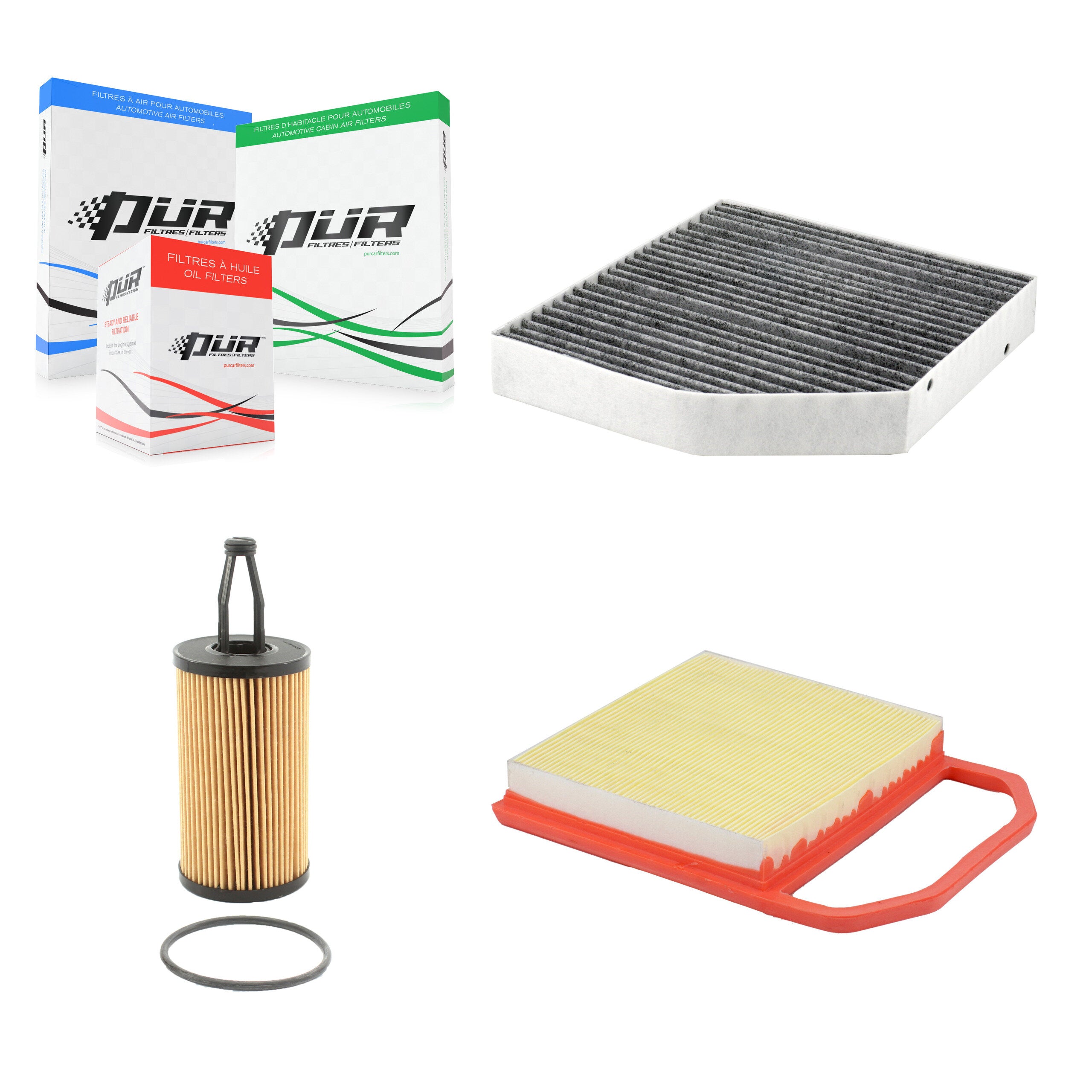 PUR KFM-104422 Cabin Air Filter for 2015-2022 Mercedes-Benz GLC43 AMG, Mercedes-Benz E400 and More