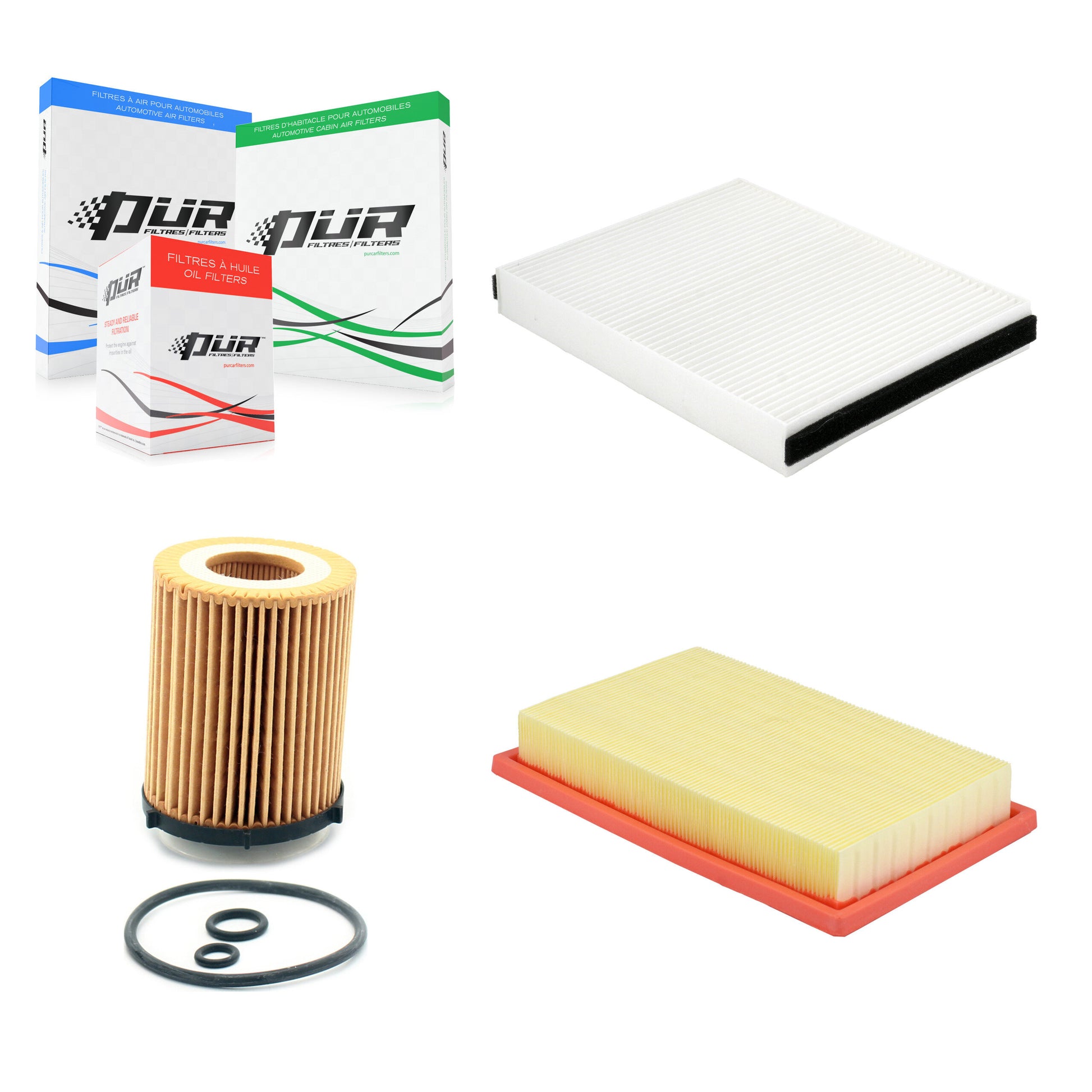 PUR KFM-104423 Cabin Air Filter for 2015-2021 Mercedes-Benz C300, Mercedes-Benz GLC350e, Mercedes-Benz GLC300