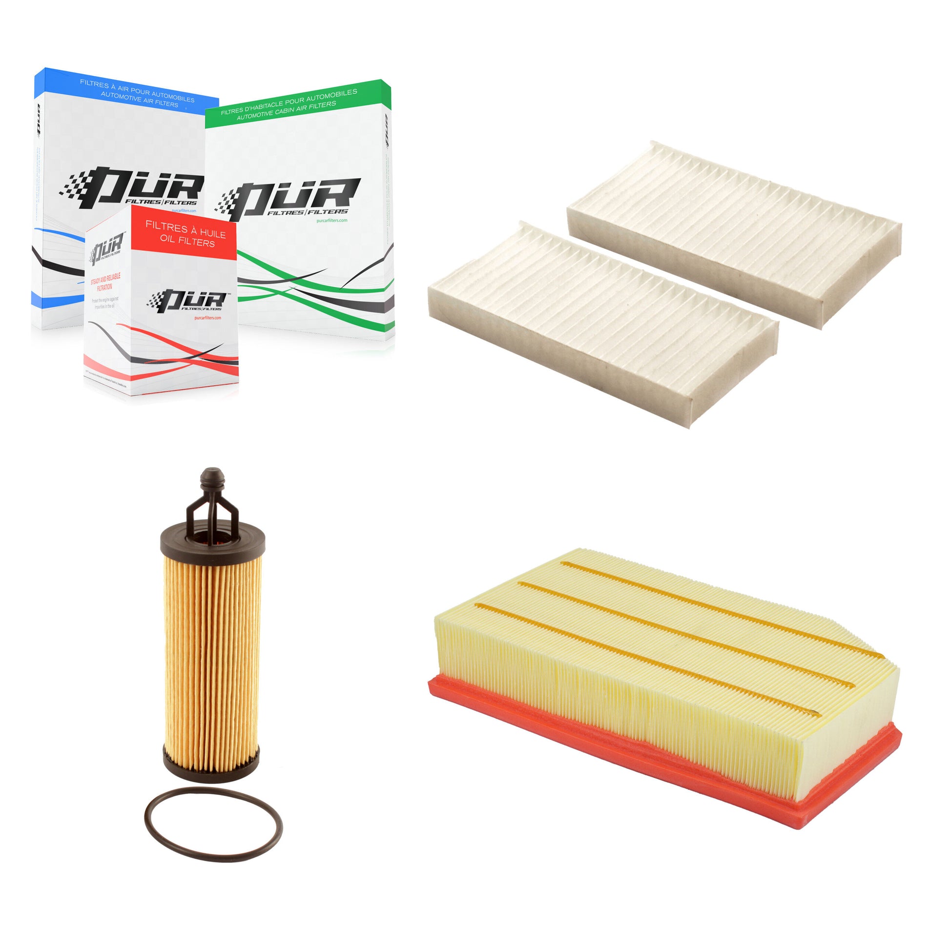 PUR KFM-104426 Cabin Air Filter for 2018 Jeep Wrangler