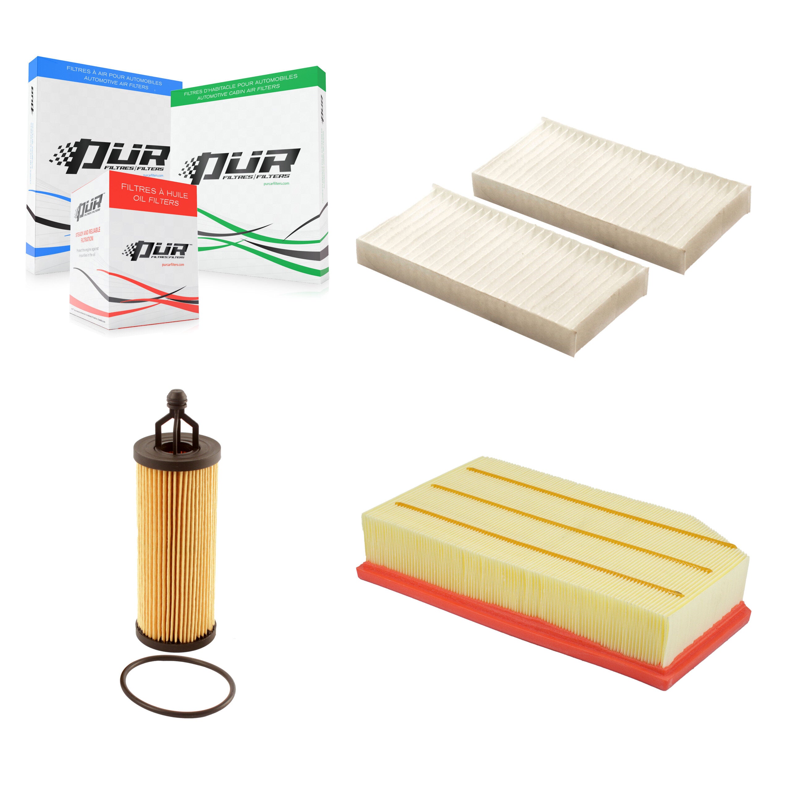 PUR KFM-104426 Cabin Air Filter for 2018 Jeep Wrangler