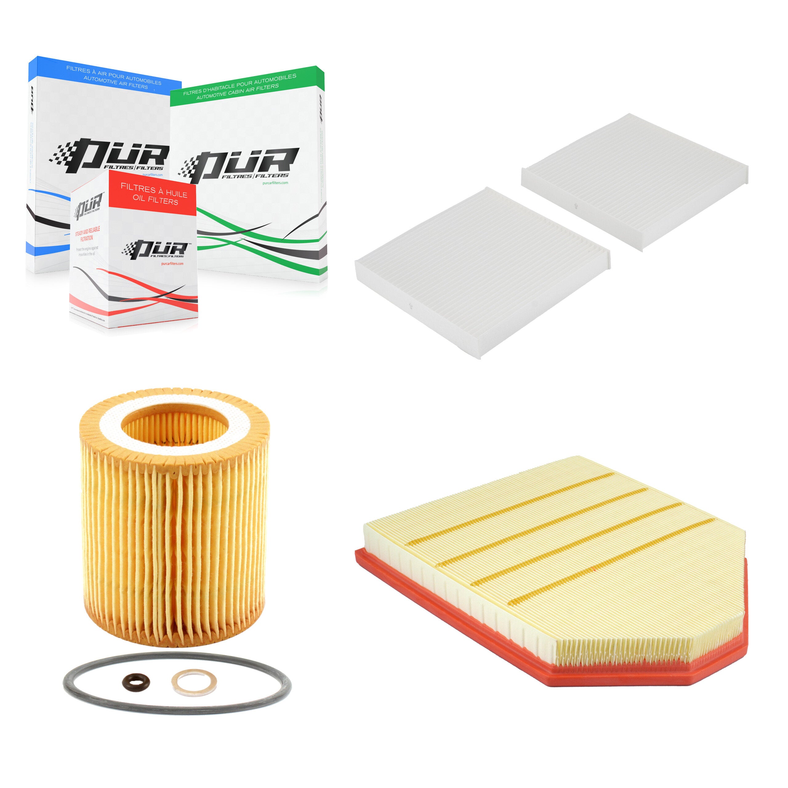 PUR KFM-104430 Cabin Air Filter for 2012-2014 BMW X3