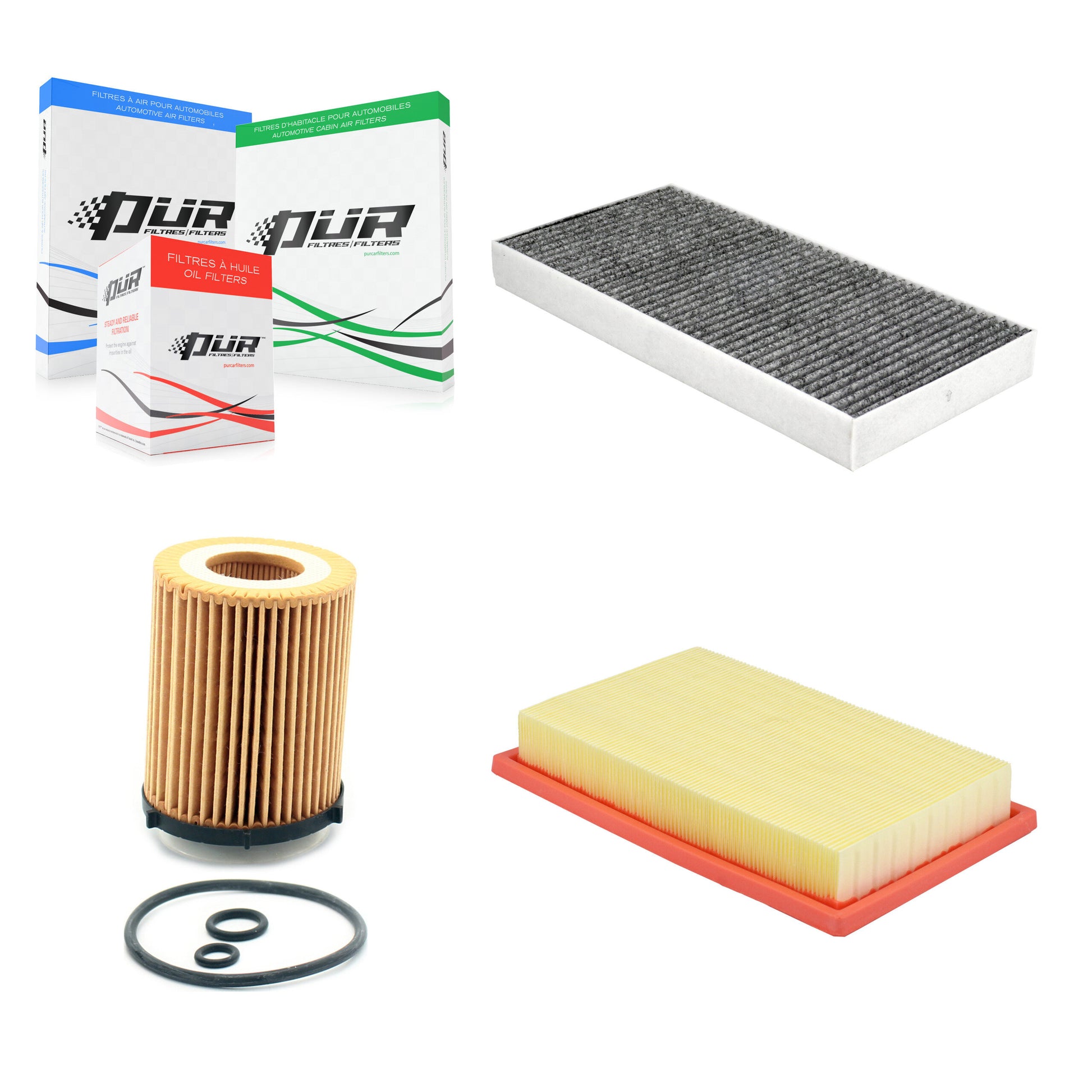 PUR KFM-104438 Cabin Air Filter for 2016-2020 Mercedes-Benz SLC300, Mercedes-Benz SLK300