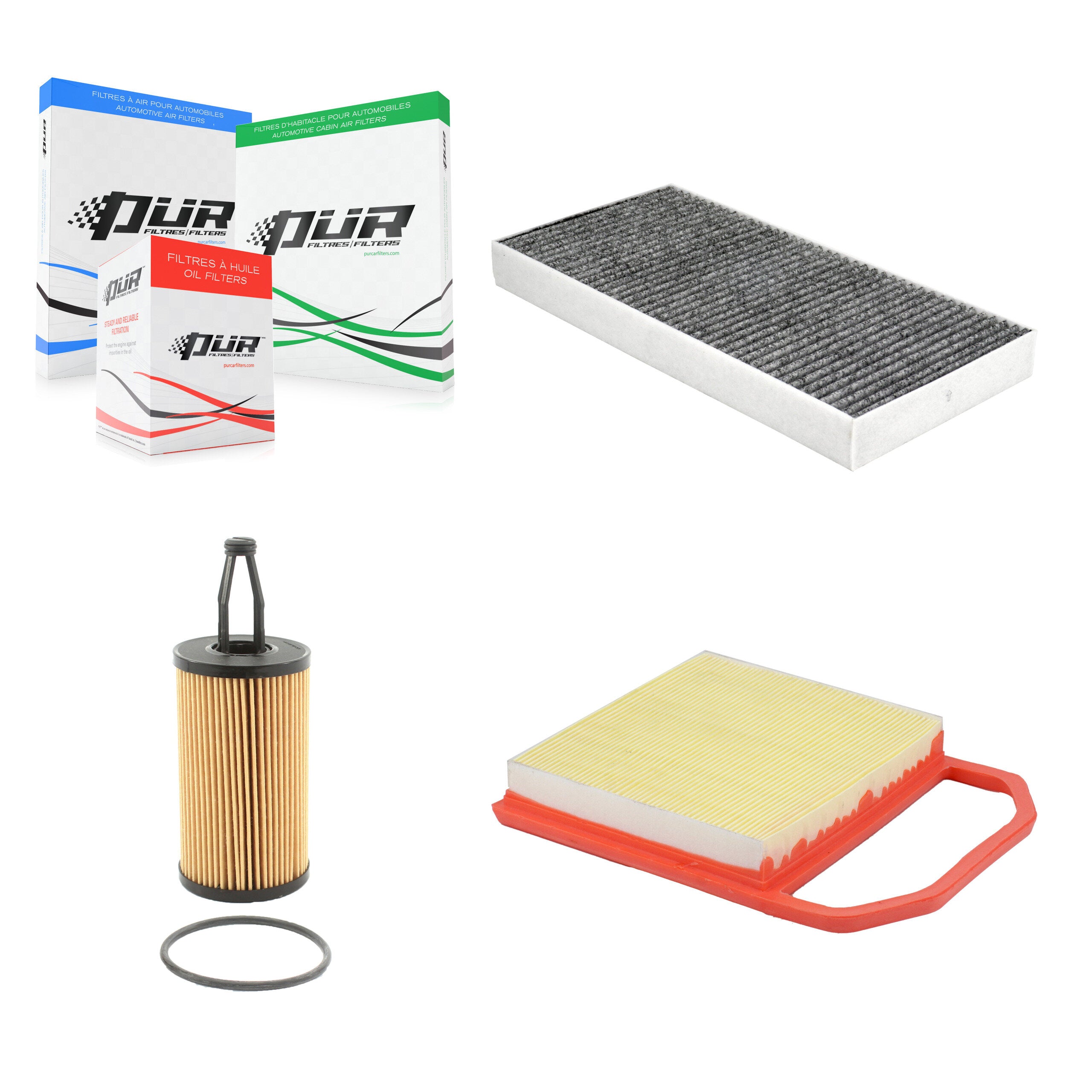 PUR KFM-104439 Cabin Air Filter for 2017-2020 Mercedes-Benz SLC43 AMG