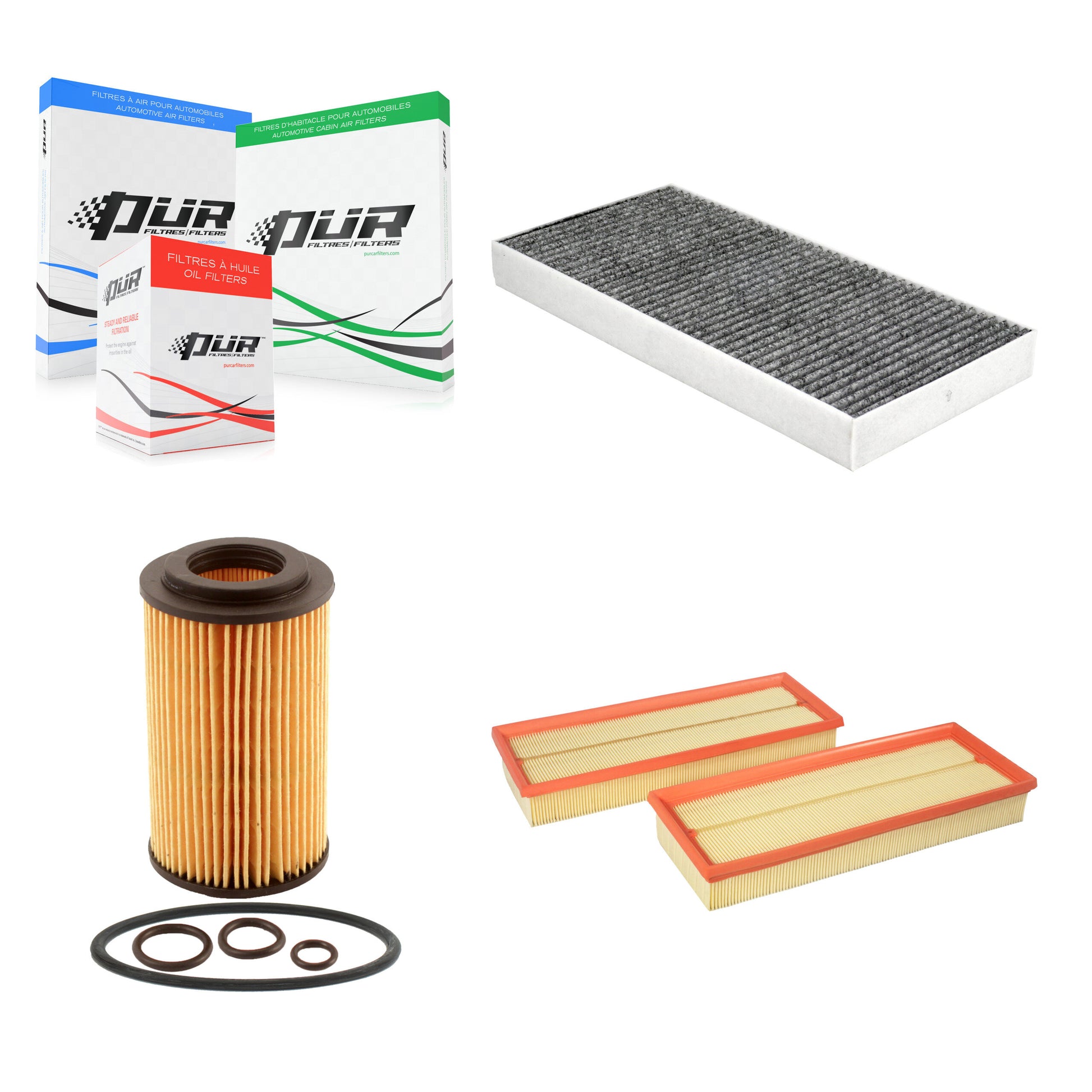 PUR KFM-104440 Cabin Air Filter for 2005-2011 Mercedes-Benz SLK300, Mercedes-Benz SLK280 and More