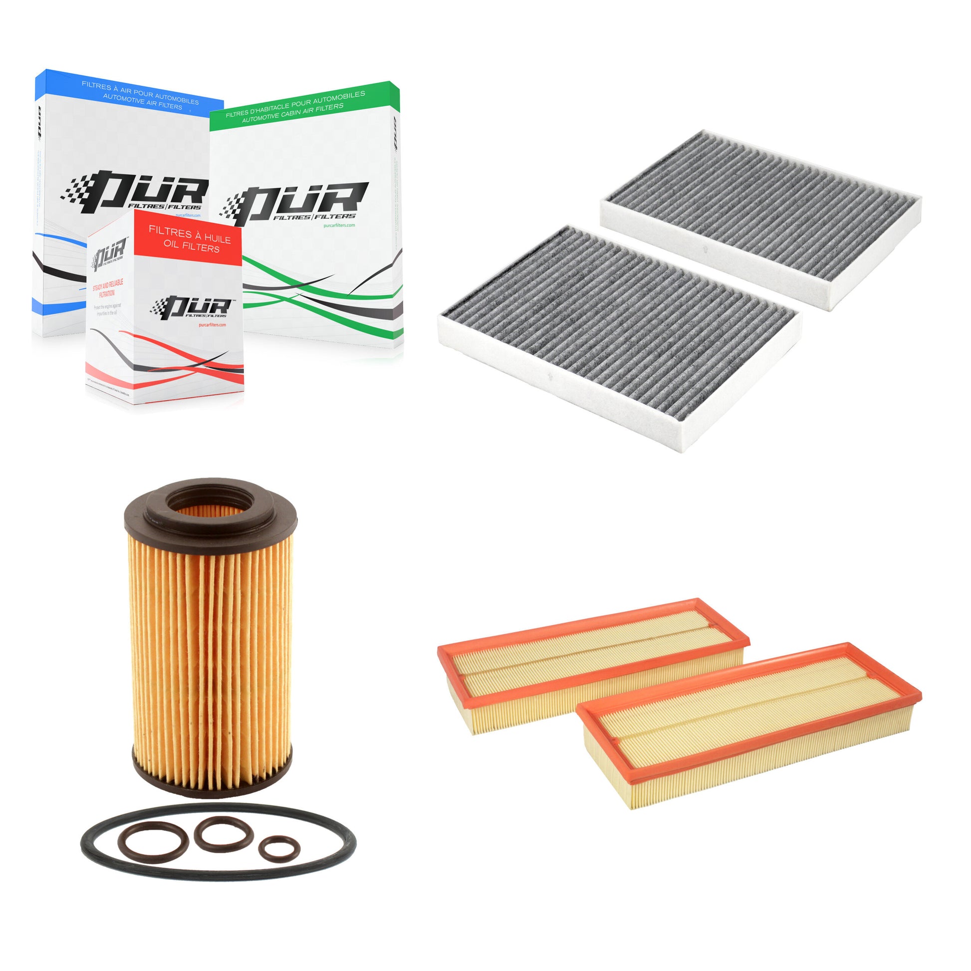 PUR KFM-104442 Cabin Air Filter for 2006-2013 Mercedes-Benz S400, Mercedes-Benz R550 and More