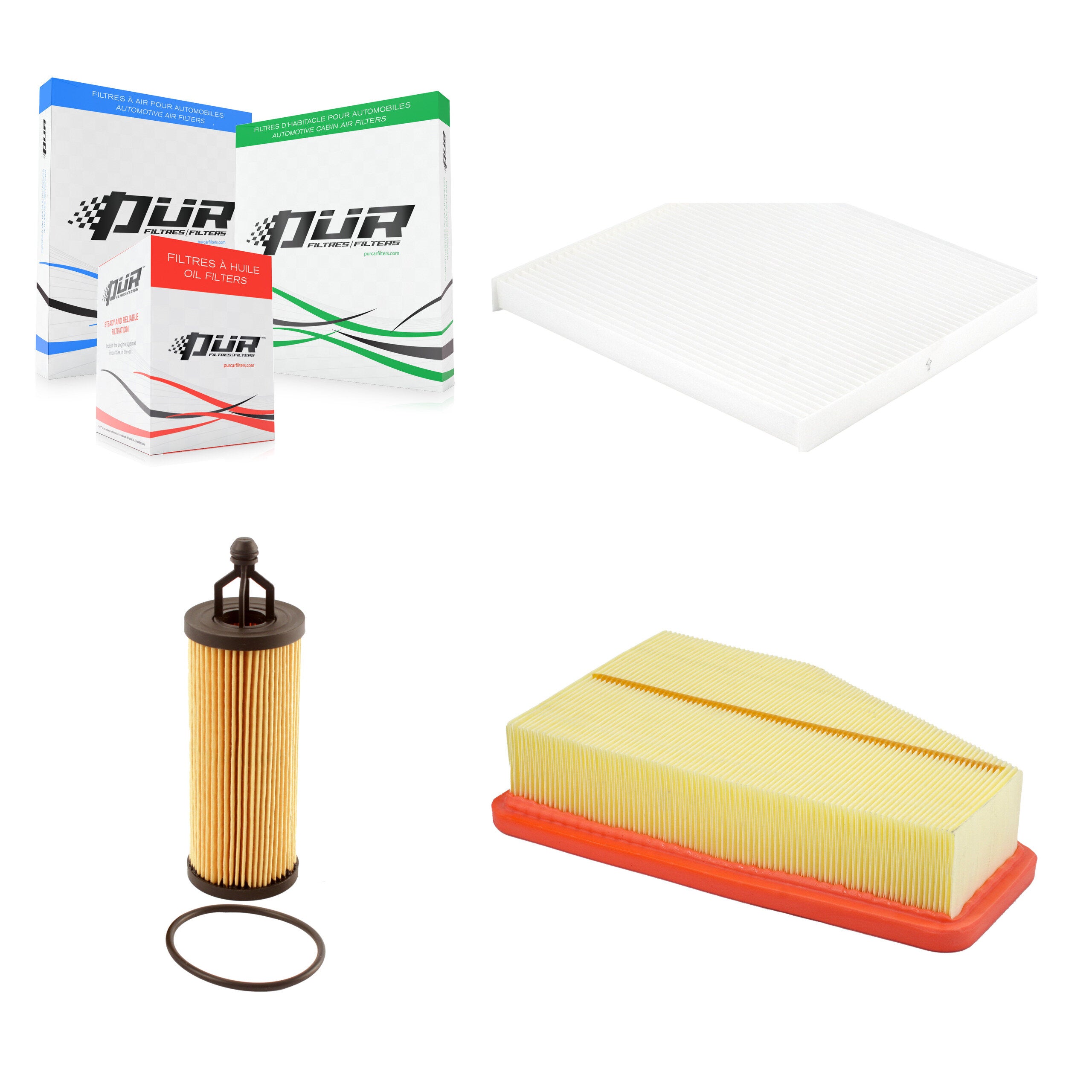 PUR KFM-104444 Cabin Air Filter for 2019-2022 Jeep Cherokee