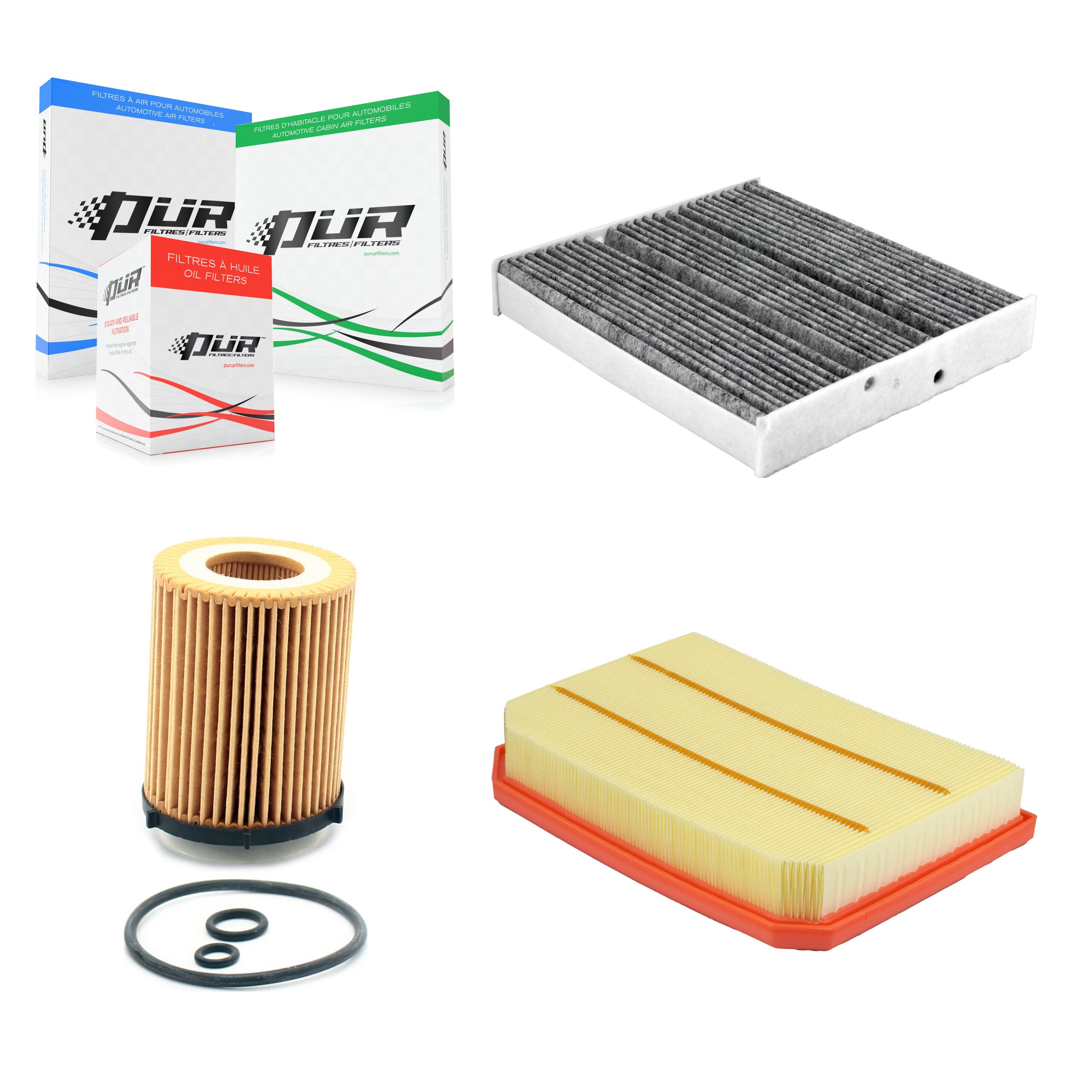 PUR KFM-104449 Cabin Air Filter for 2019-2025 Mercedes-Benz GLB35 AMG, Mercedes-Benz A35 AMG and More
