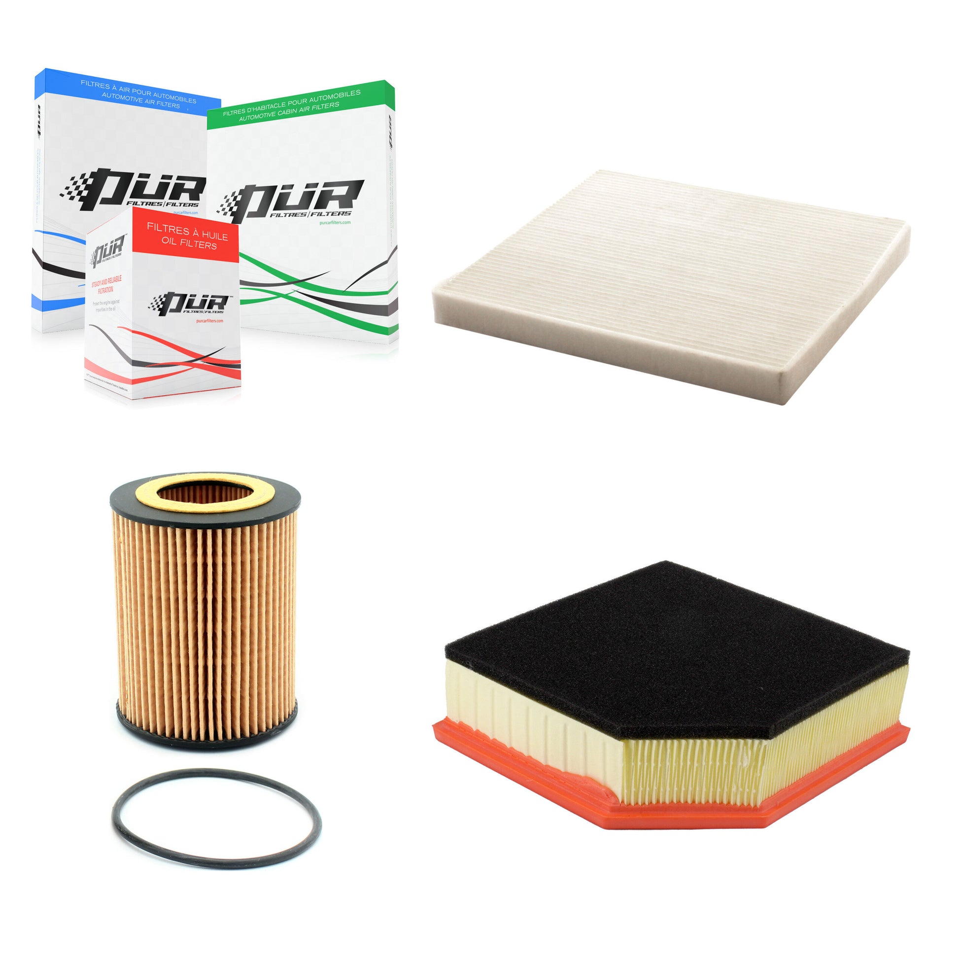 PUR KFM-104461 Cabin Air Filter for 2007-2014 Volvo XC90