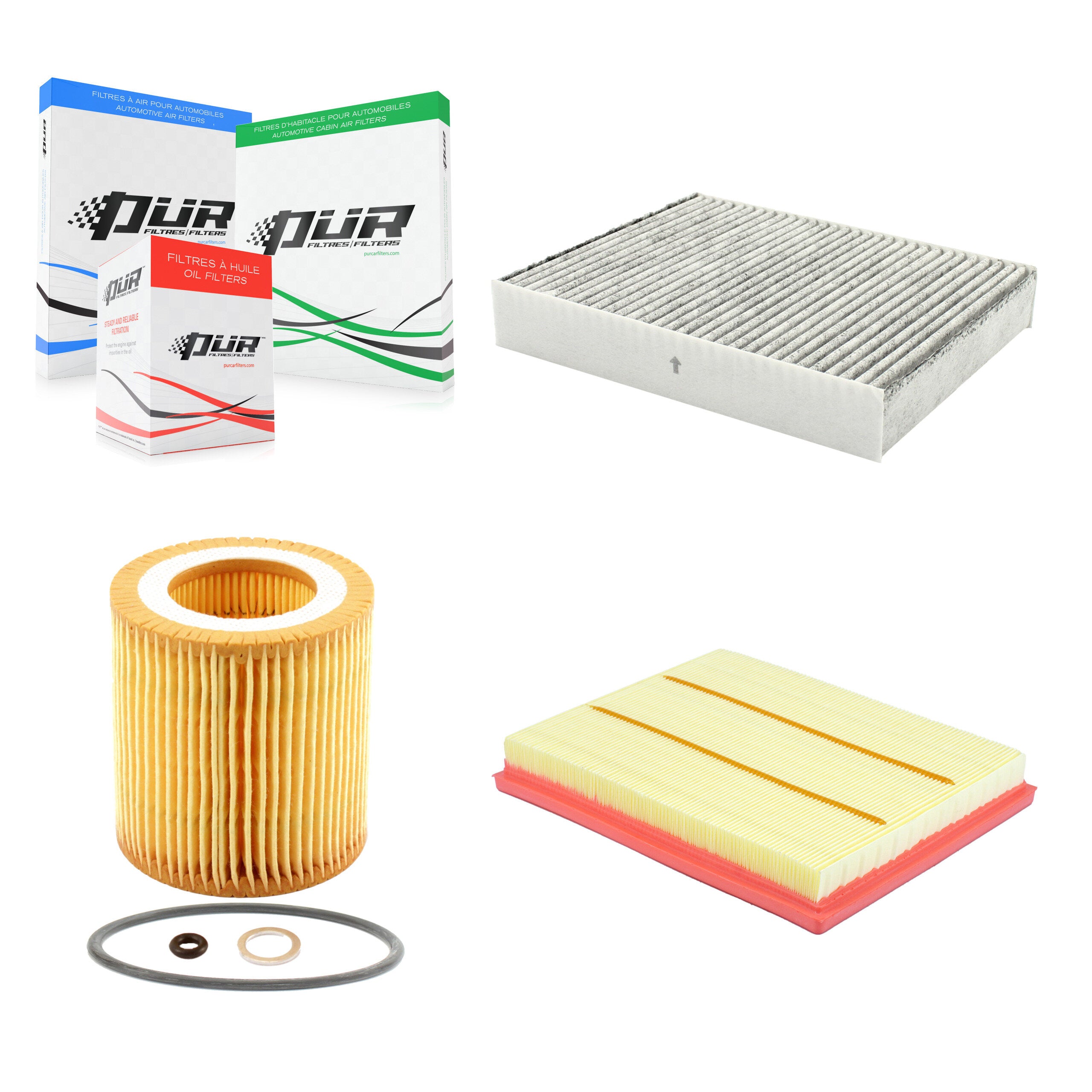 PUR KFM-104463 Cabin Air Filter for 2013-2018 BMW M2, BMW 335i GT xDrive and More