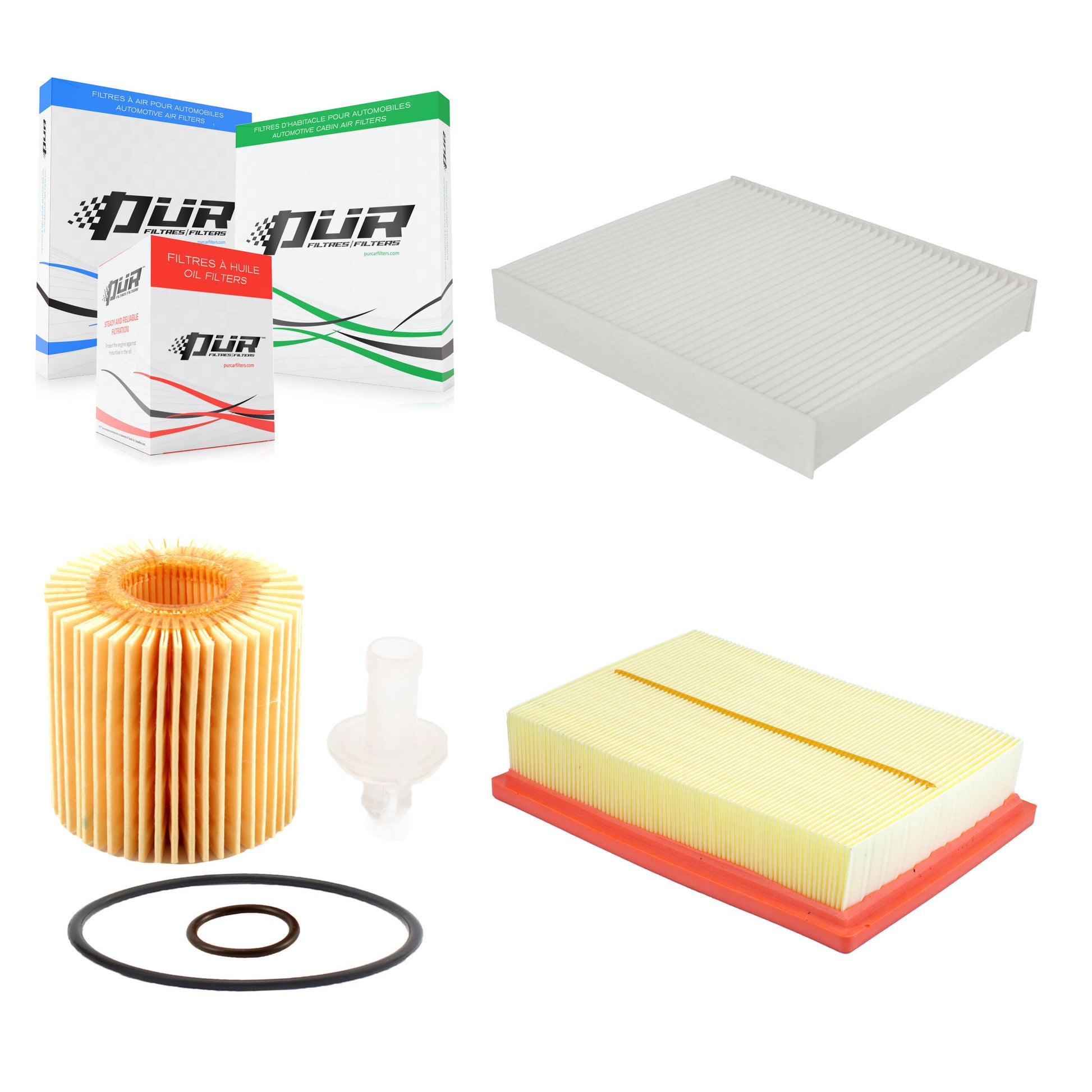 PUR KFM-104466 Cabin Air Filter for 2016-2022 Lexus RX450hL, Lexus RX450h
