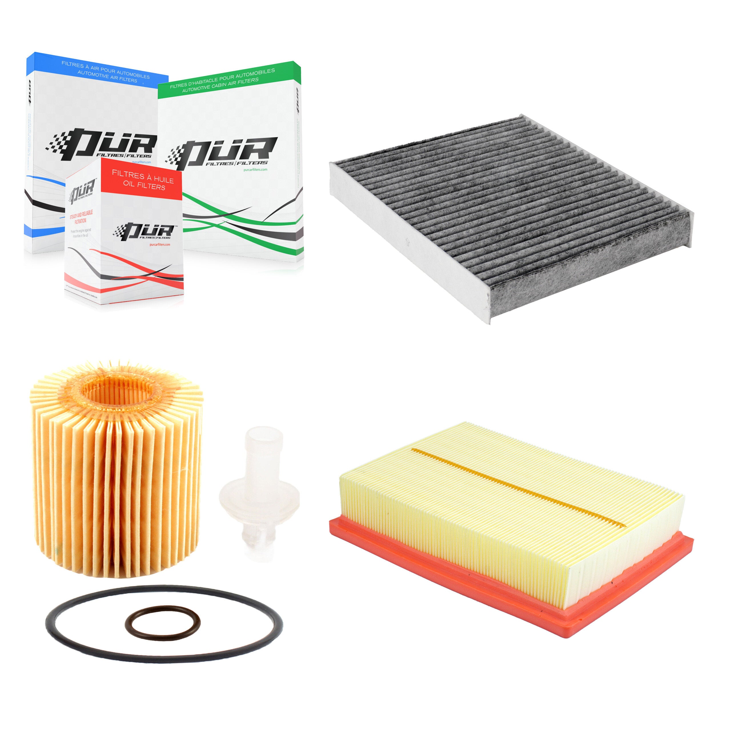 PUR KFM-104467 Cabin Air Filter for 2016-2022 Lexus RX450hL, Lexus RX450h