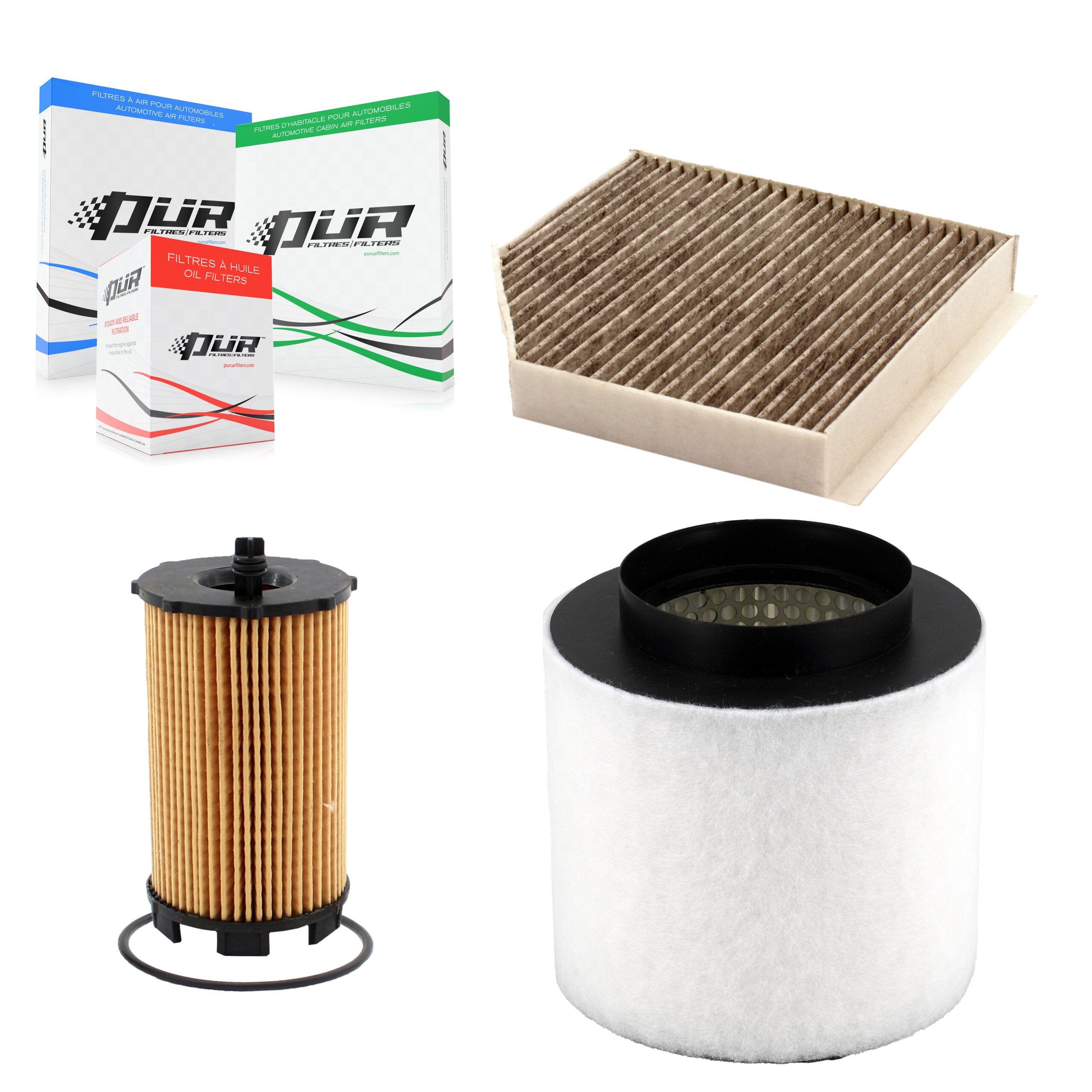 PUR KFM-104470 Cabin Air Filter for 2011-2012 Audi A8 Quattro