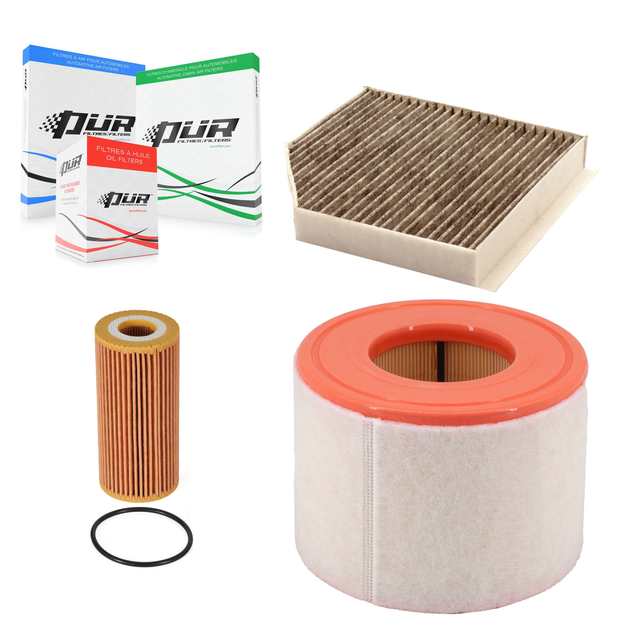 PUR KFM-104472 Cabin Air Filter for 2016-2018 Audi A6 Quattro, Audi A6