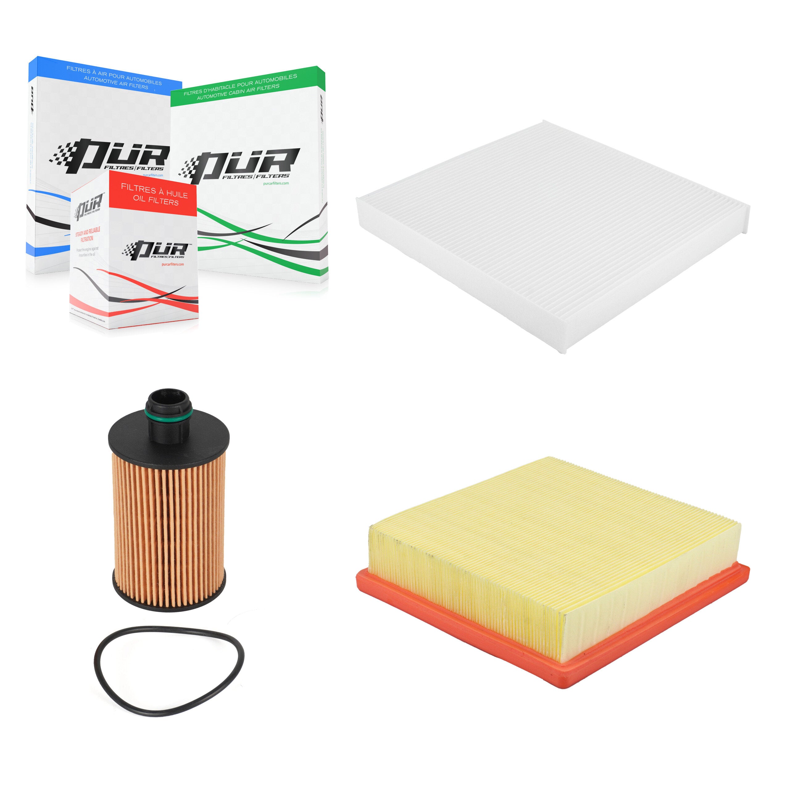 PUR KFM-104478 Cabin Air Filter for 2014-2021 Jeep Grand Cherokee