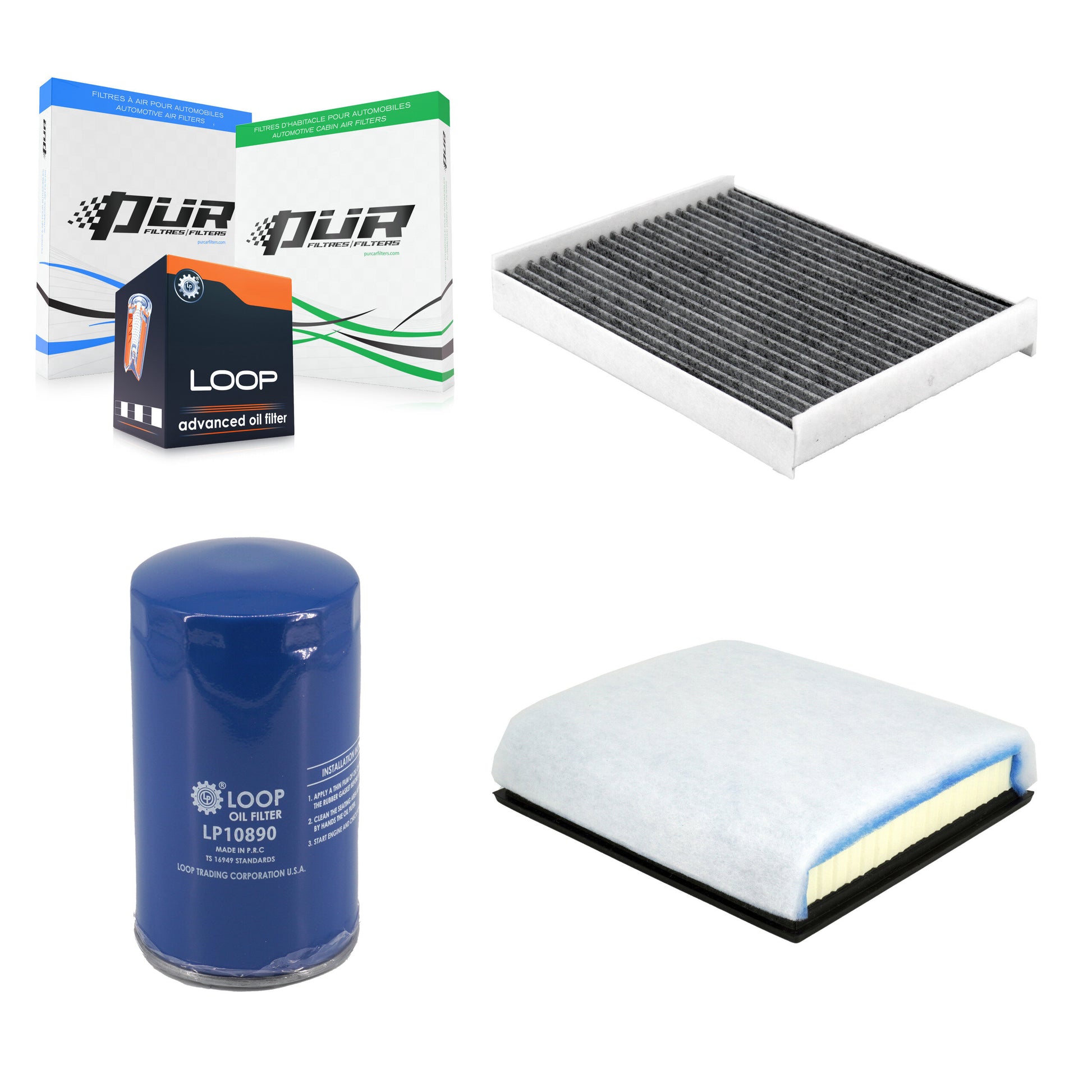 PUR KFM-104720 Cabin Air Filter for 2019-2025 Ford F-250 Super Duty, Ford F-350 Super Duty and More