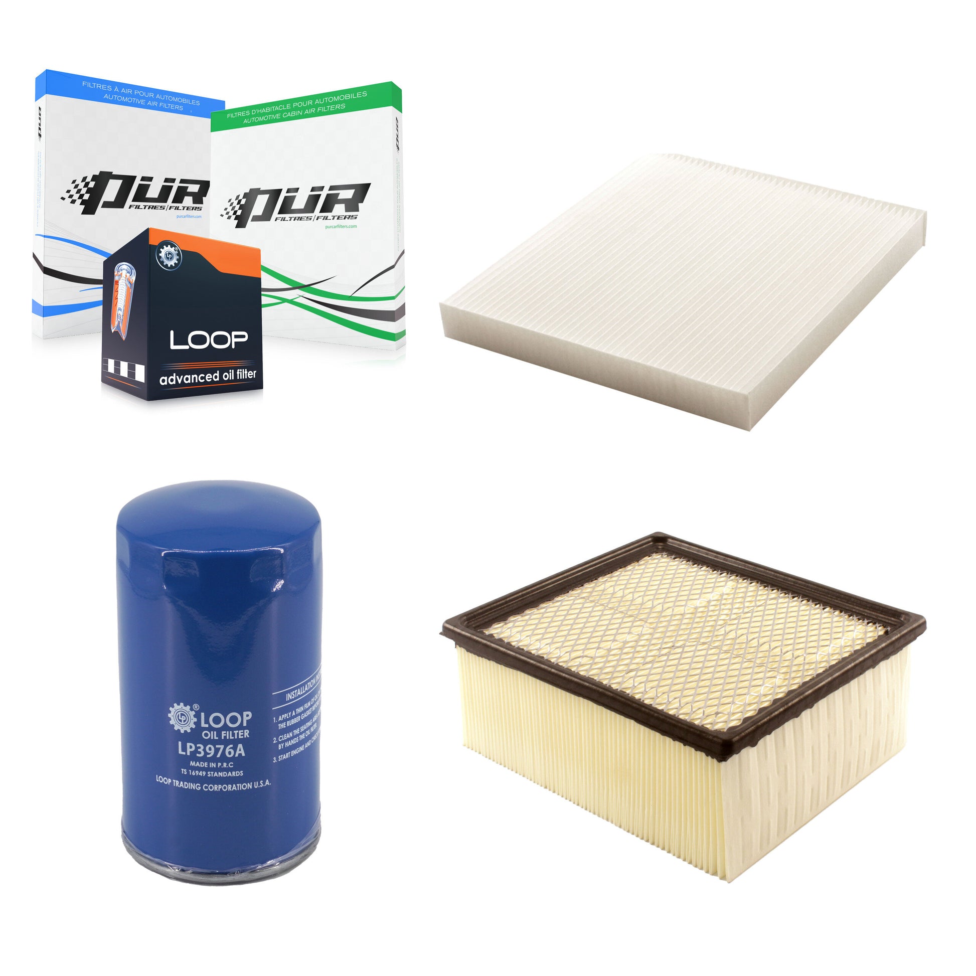 PUR KFM-104725 Cabin Air Filter for 2011-2024 Ram 2500, Ram 3500 and More