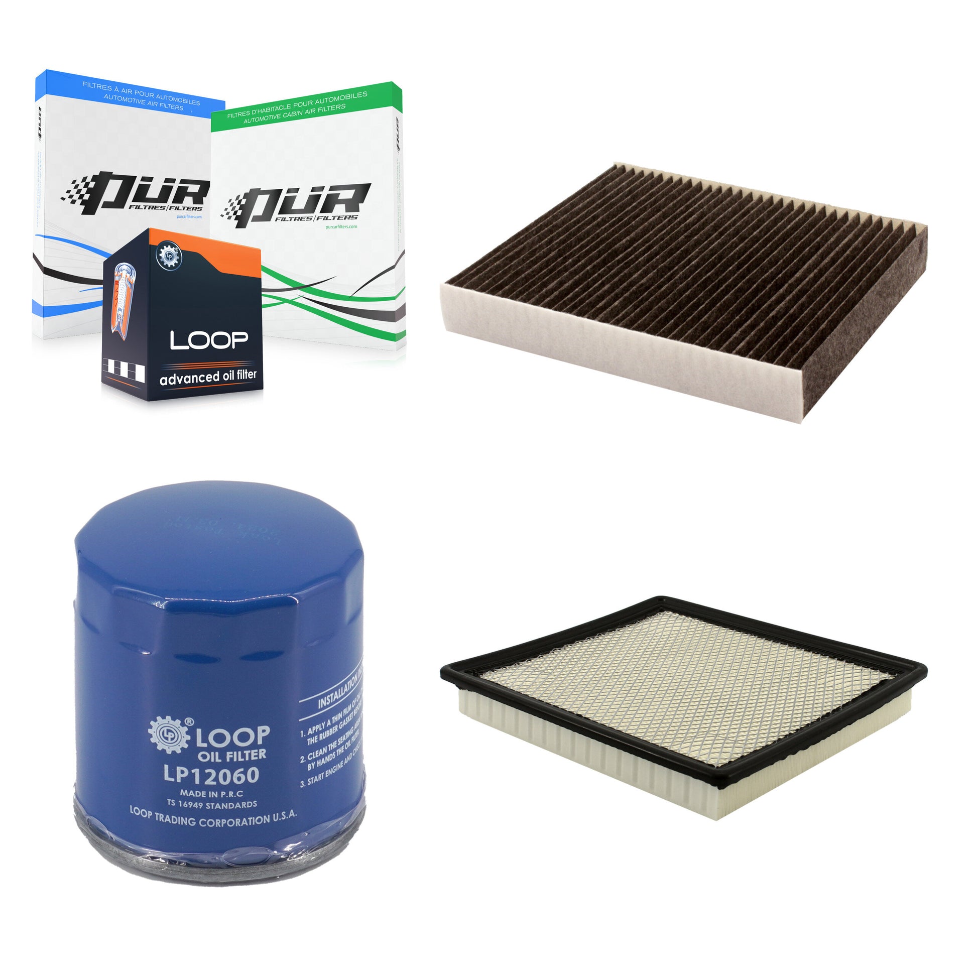 PUR KFM-104739 Cabin Air Filter for 2013-2017 Chevrolet Malibu Limited, Buick Regal, Chevrolet Malibu