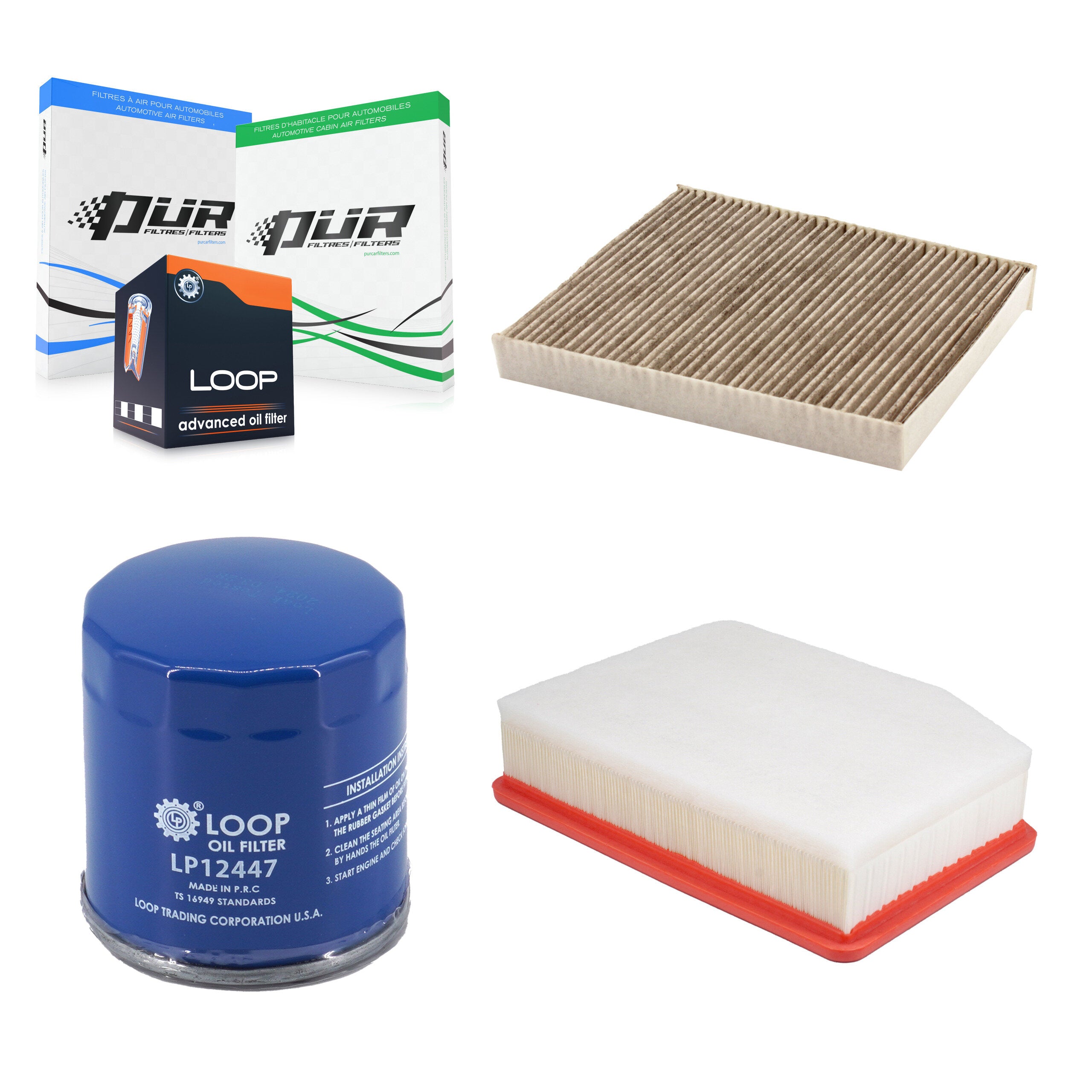 PUR KFM-104742 Cabin Air Filter for 2019-2025 Chevrolet Silverado 1500, Chevrolet Suburban and More