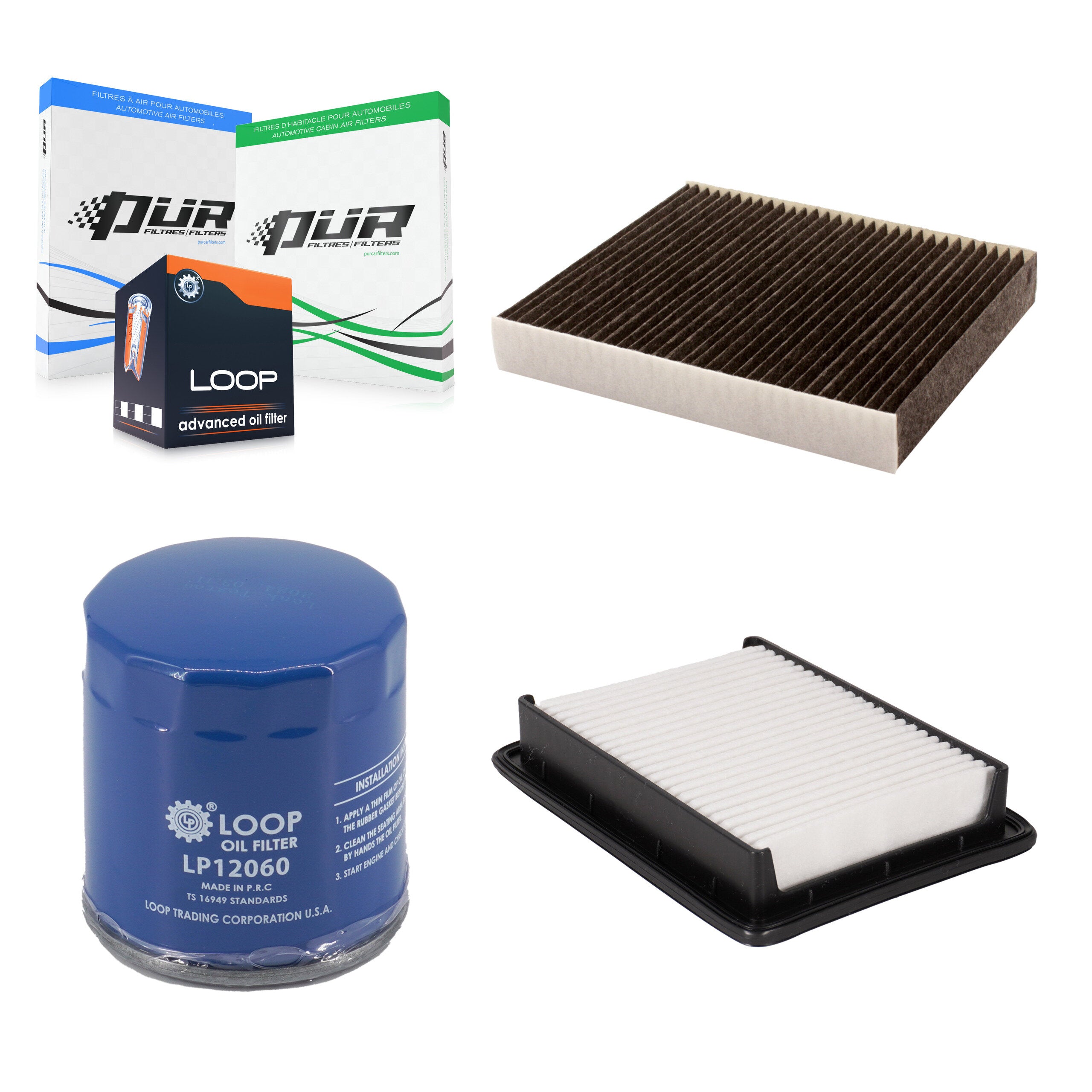 PUR KFM-104750 Cabin Air Filter for 2016-2022 Chevrolet Spark