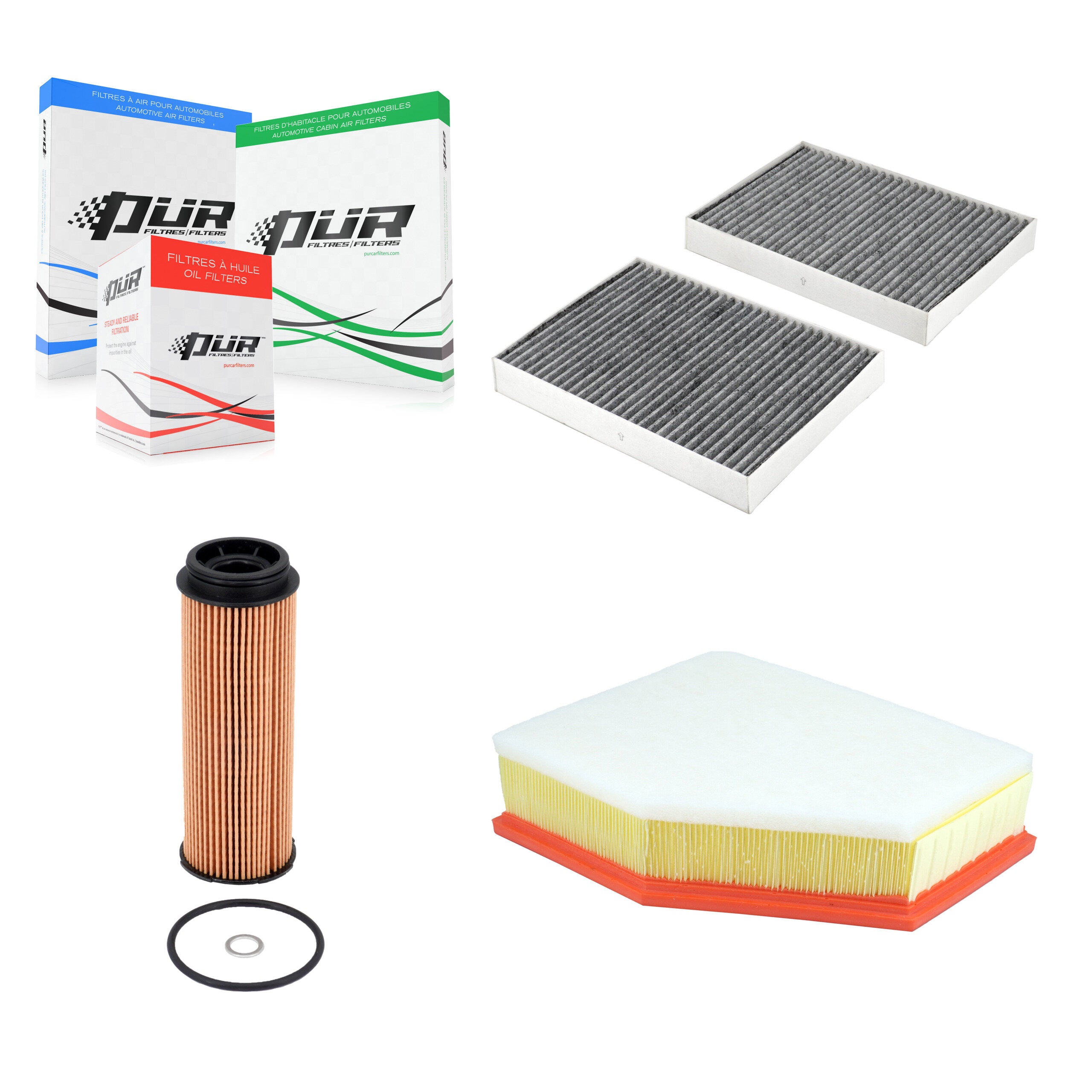 PUR KFM-104764 Cabin Air Filter for 2016-2025 BMW 840i, BMW 840i Gran Coupe and More