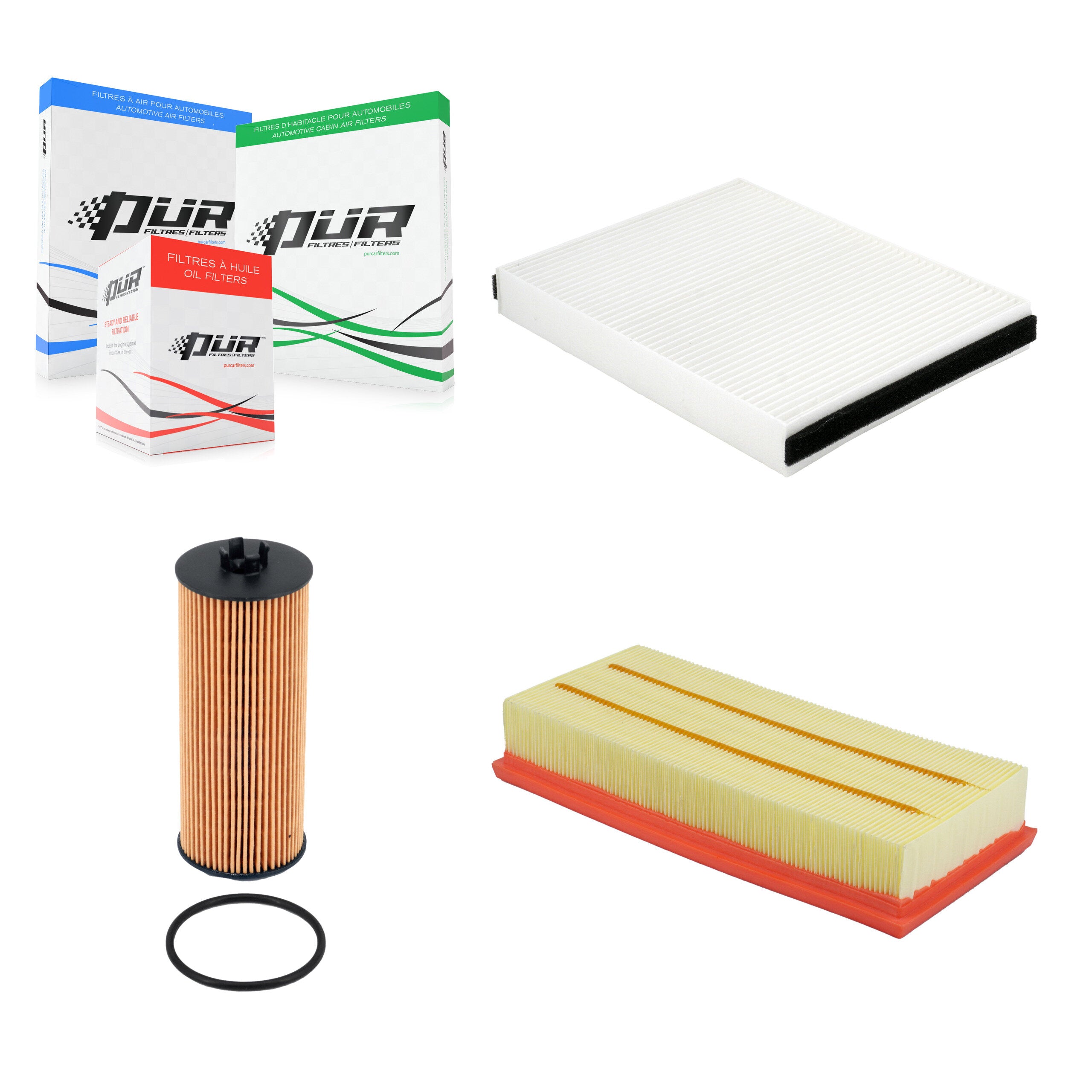 PUR KFM-104775 Cabin Air Filter for 2018-2023 Mercedes-Benz C63 AMG S, Mercedes-Benz C63 AMG, Mercedes-Benz GLC63 AMG S