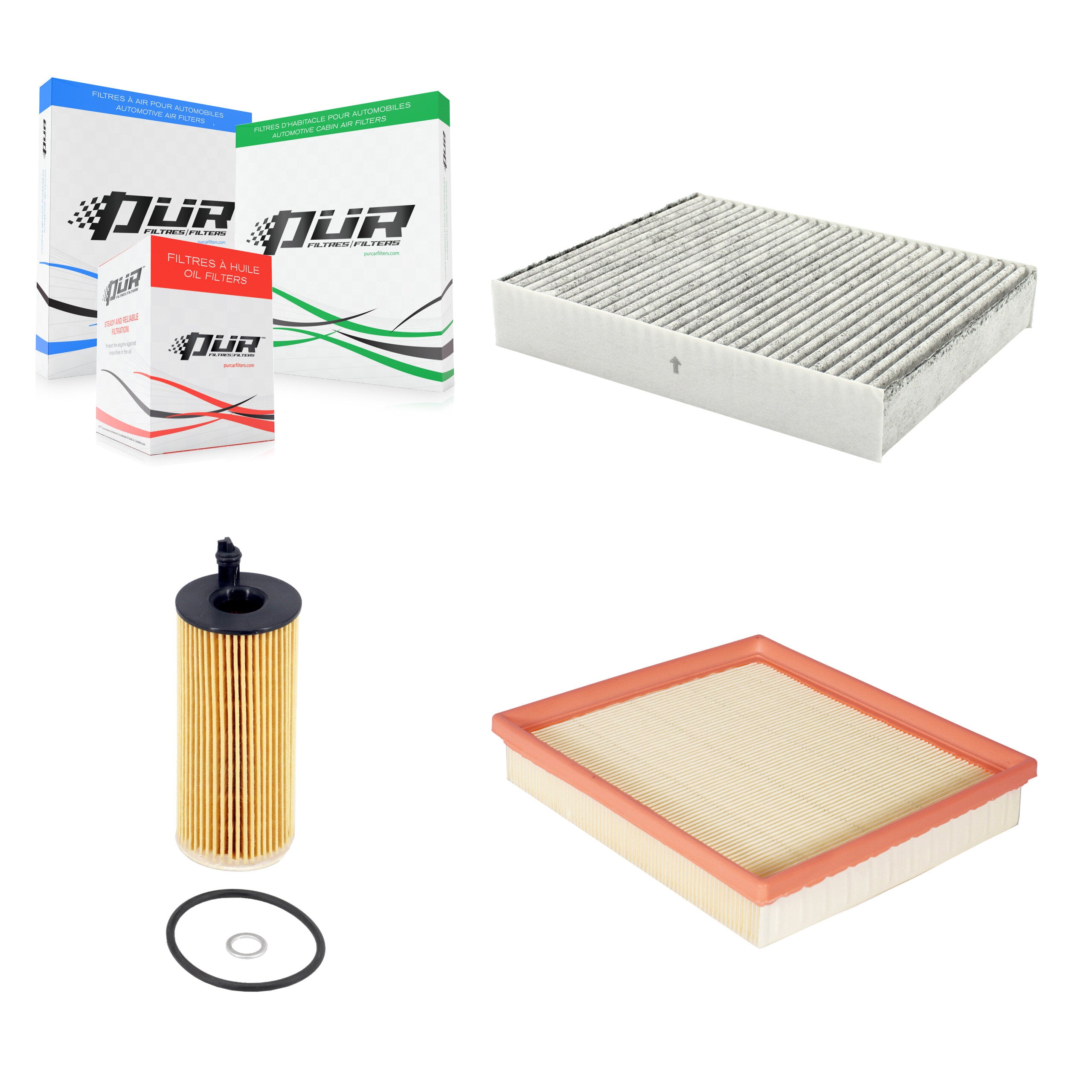 PUR KFM-104777 Cabin Air Filter for 2014-2018 BMW 328d xDrive, BMW 328d